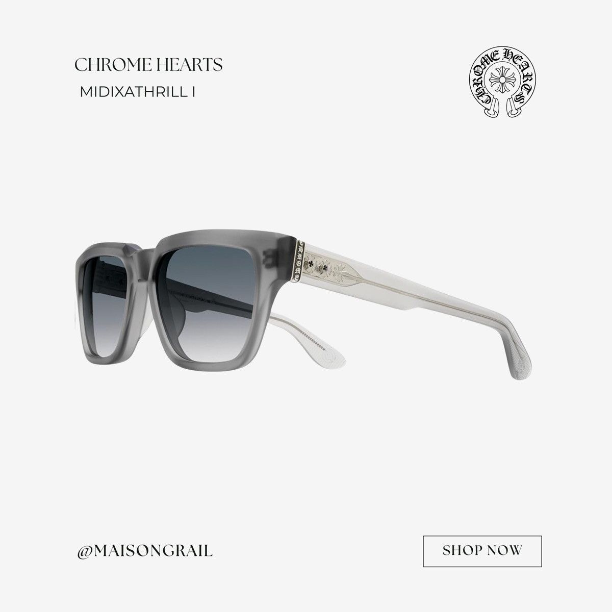Chrome Hearts CHROME HEARTS MIDIXATHRILL I SUNGLASSES Size ONE SIZE - 1 Thumbnail