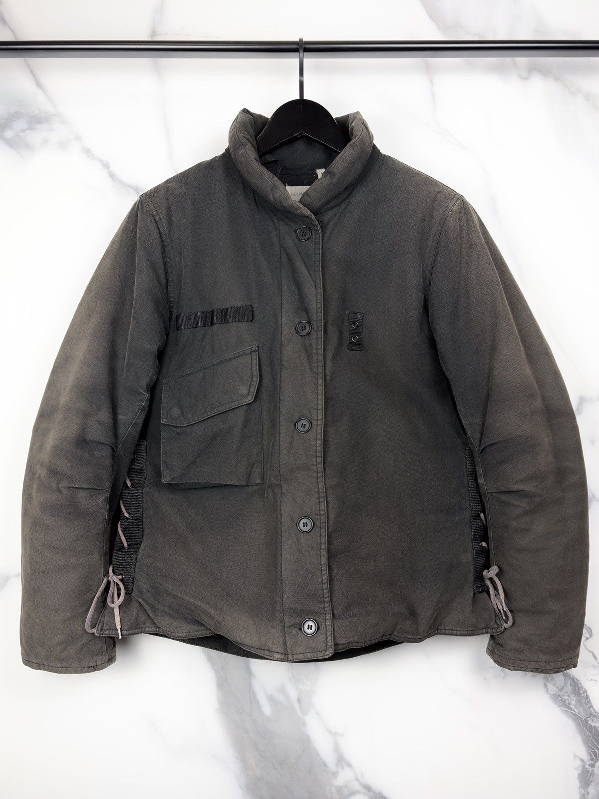 Helmut Lang AW99 Helmut Lang Vintage Cotton Bondage M69 Flak Jacket Size US S / EU 44-46 / 1 - 2 Thumbnail