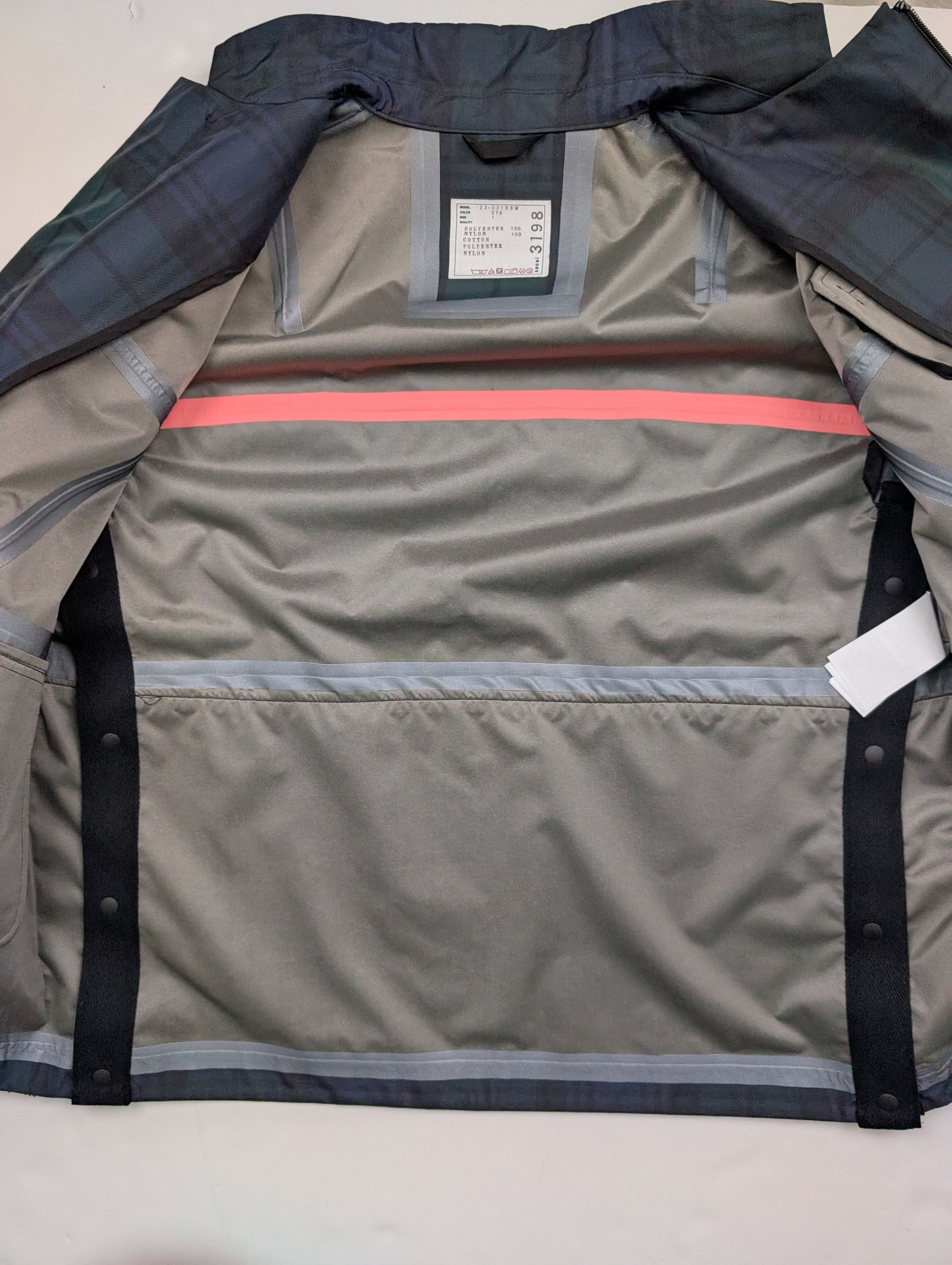 Sacai Sacai Blue And Green Plaid Jacket Size US S / EU 44-46 / 1 - 8 Thumbnail