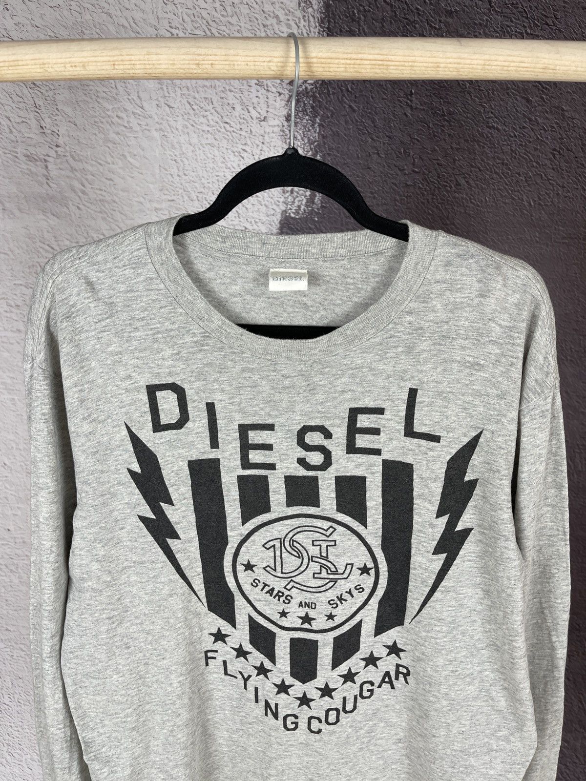 Diesel Diesel vintage y2k flying cougar long sleeve tee shirt Size US M / EU 48-50 / 2 - 3 Thumbnail
