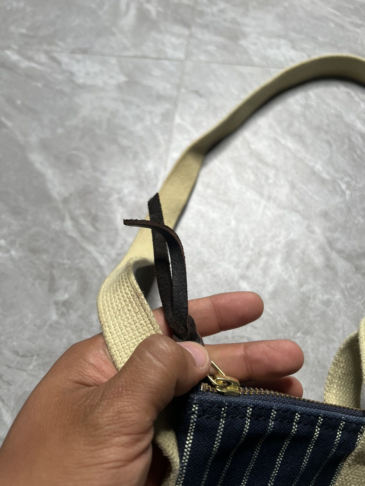 RRL Ralph Lauren RRL 2 Way Indigo Market Tote Size ONE SIZE - 4 Thumbnail
