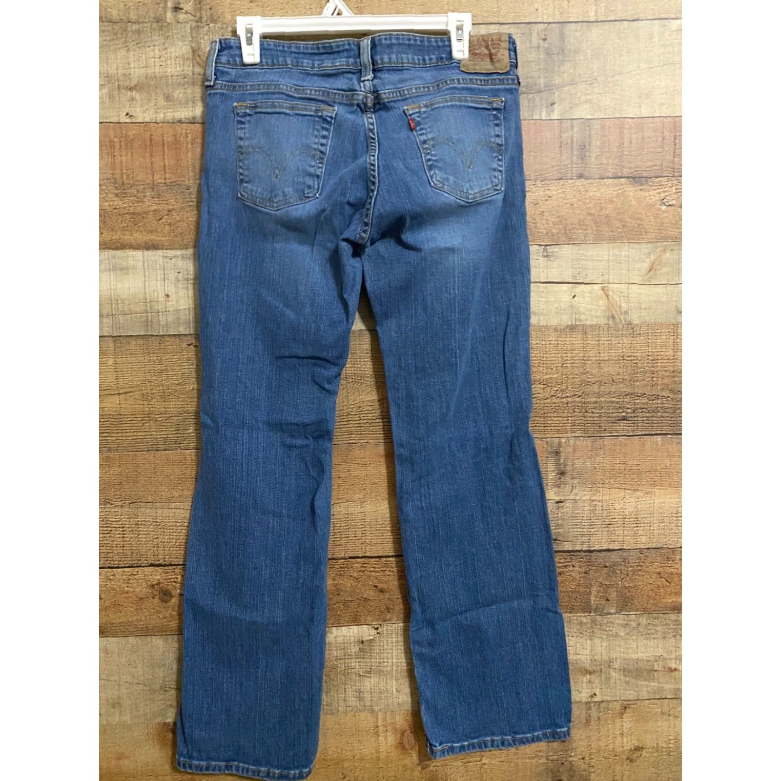 Levi's Levi's 545 Bootcut Denim Jeans Blue 8M Womens Low Rise Stretch 5-Pocket Regular Size: 8 Blue Size 30" / US 8 / IT 44 - 2 Thumbnail