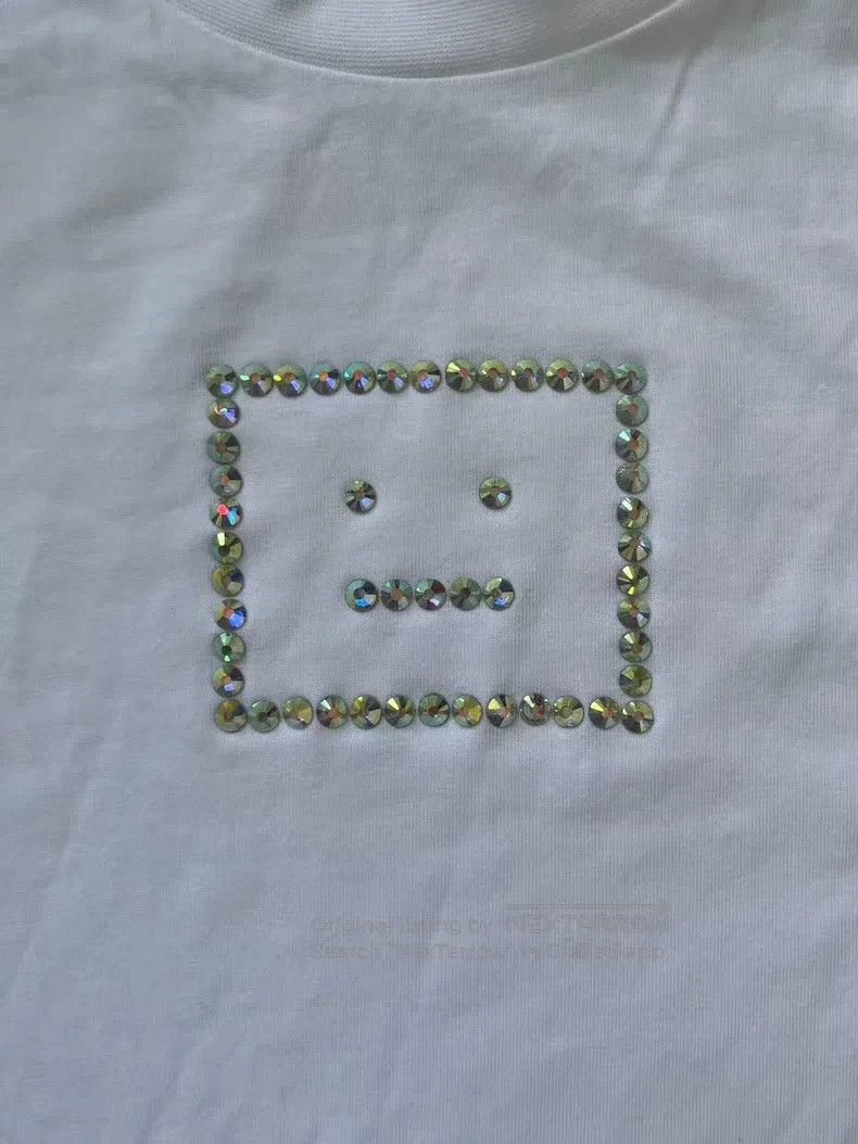 Acne Studios Acne Studios Face Smile Print Solid Color Crewneck Short S Size US XS / EU 42 / 0 - 3 Thumbnail