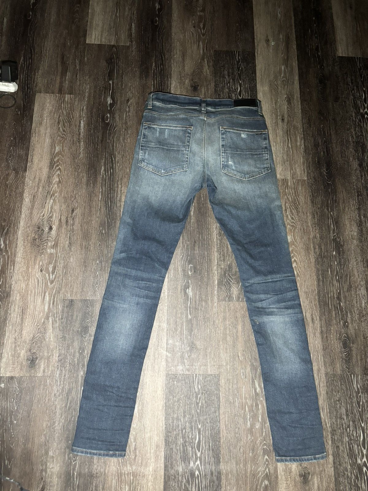 Amiri Mike Amiri Blue With Black Size US 31 - 4 Thumbnail