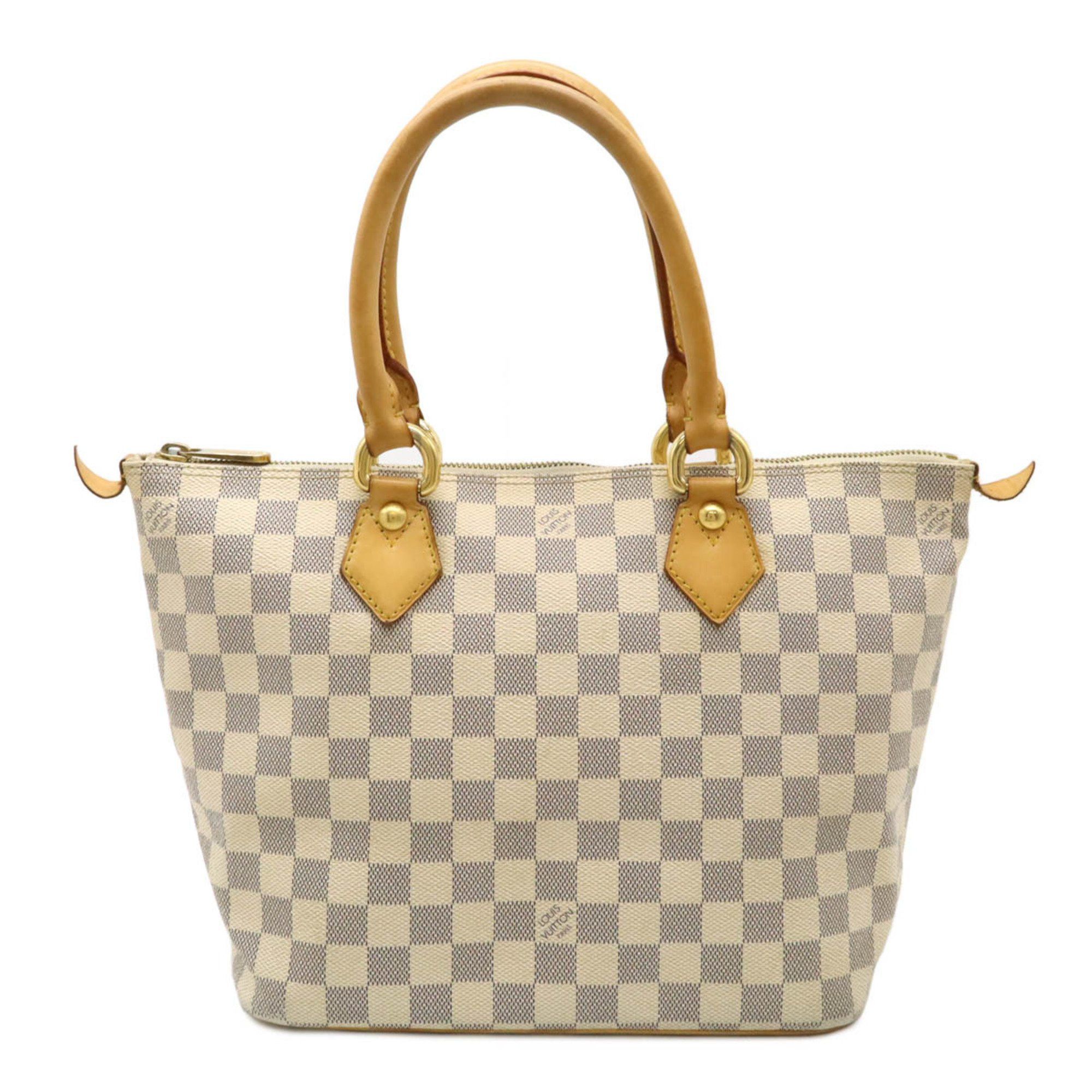 Louis Vuitton Damier Azur ya Pm Tote Bag Handbag N51186 in Beige, Women's