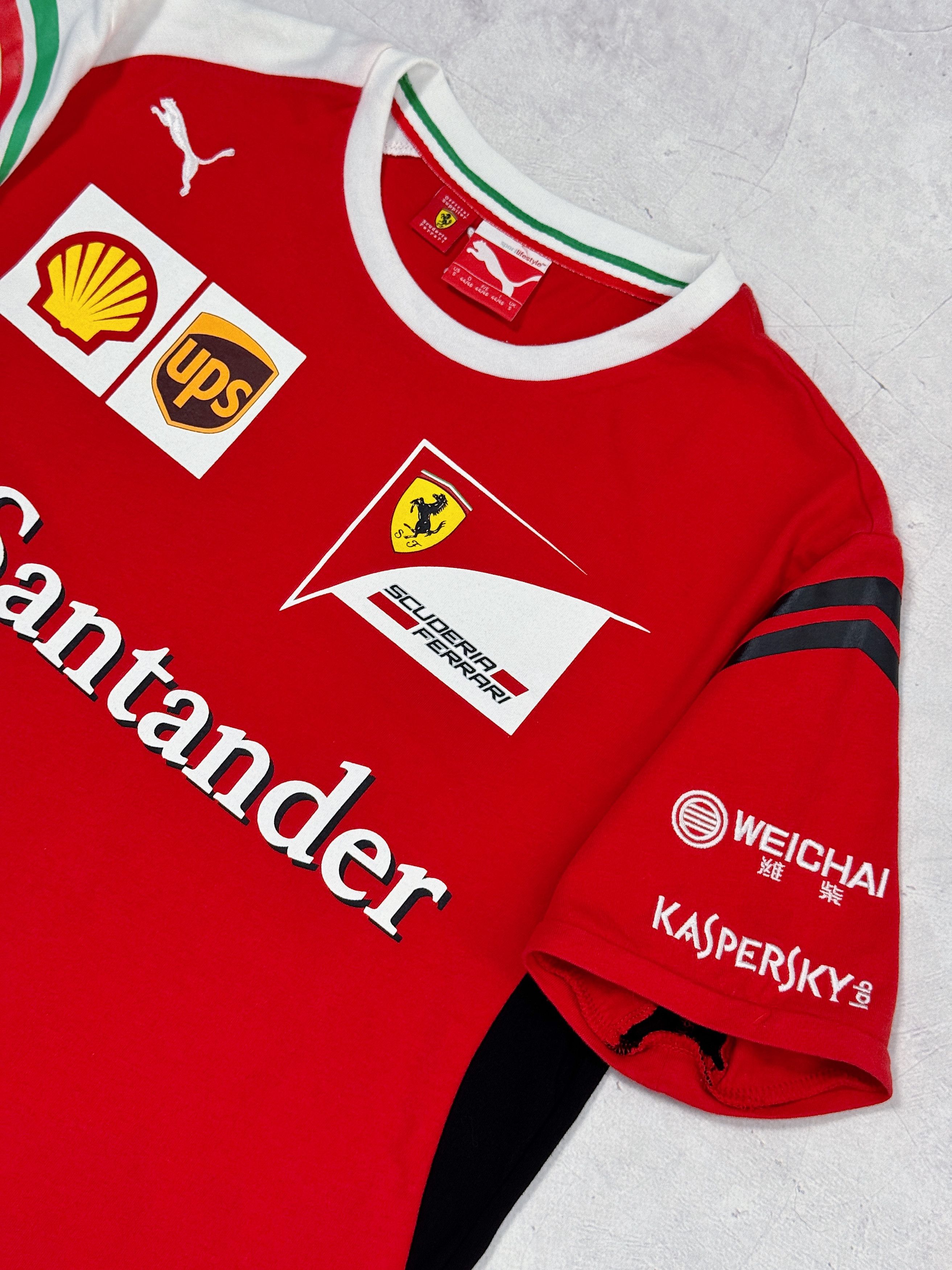 Ferrari Puma & Scuderia Ferrari T-Shirt Formula1 Team Santander Size US S / EU 44-46 / 1 - 7 Thumbnail