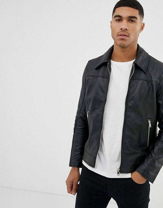 Bolongaro Trevor Men's Real Leather Premium Moto Jacket - M | Grailed