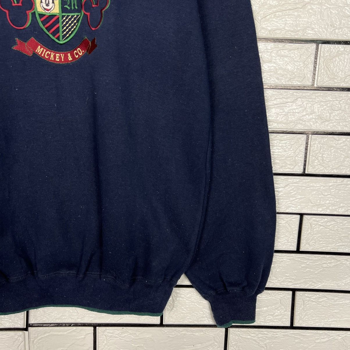 Mickey & Co. Vintage MICKEY & CO. Embroidered Logo Sweatshirt #4071-C185 Size US M / EU 48-50 / 2 - 7 Thumbnail