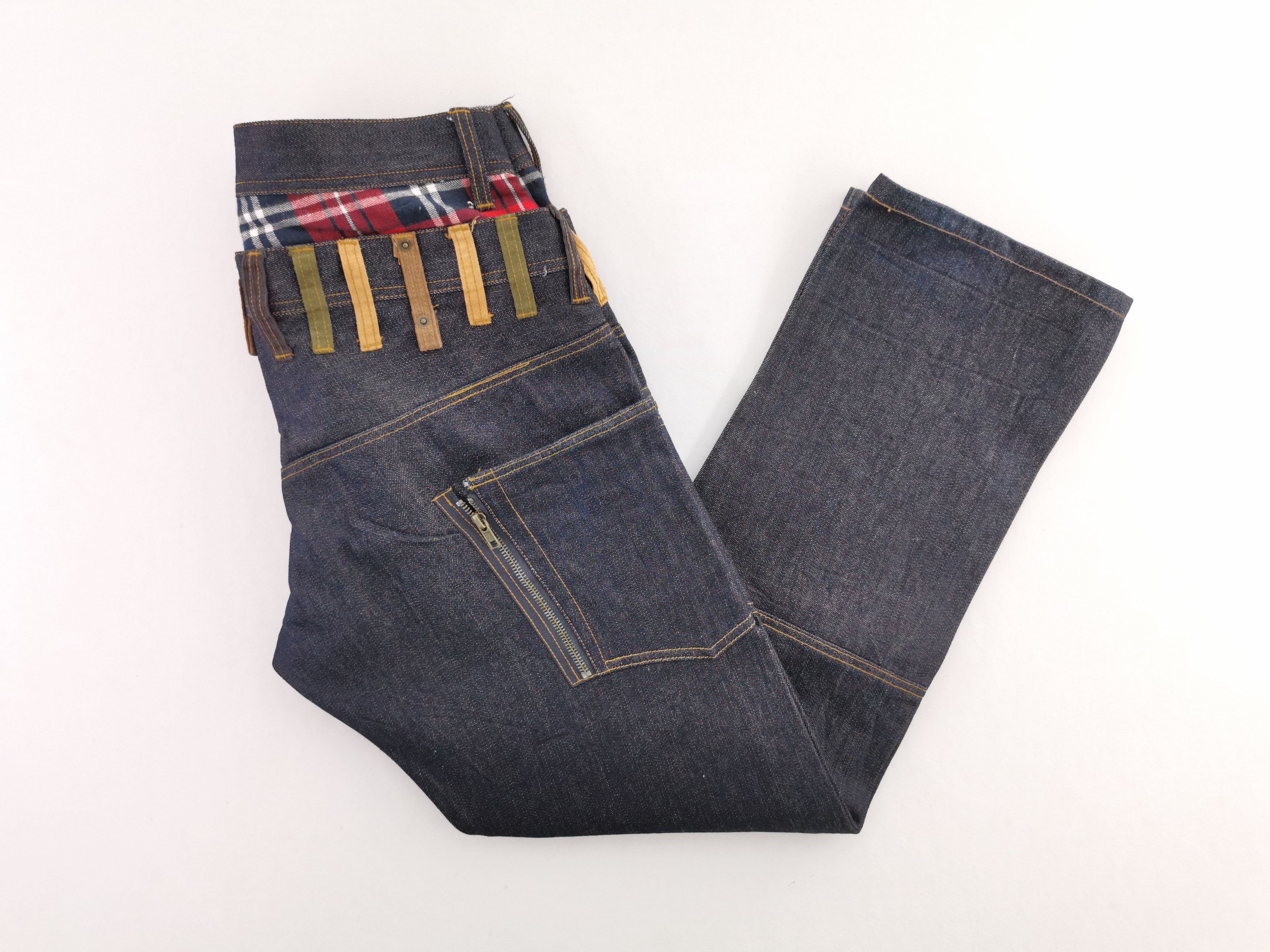 Vintage Brth Breath Double Waist Denim Jeans Size US 31 - 8 Thumbnail