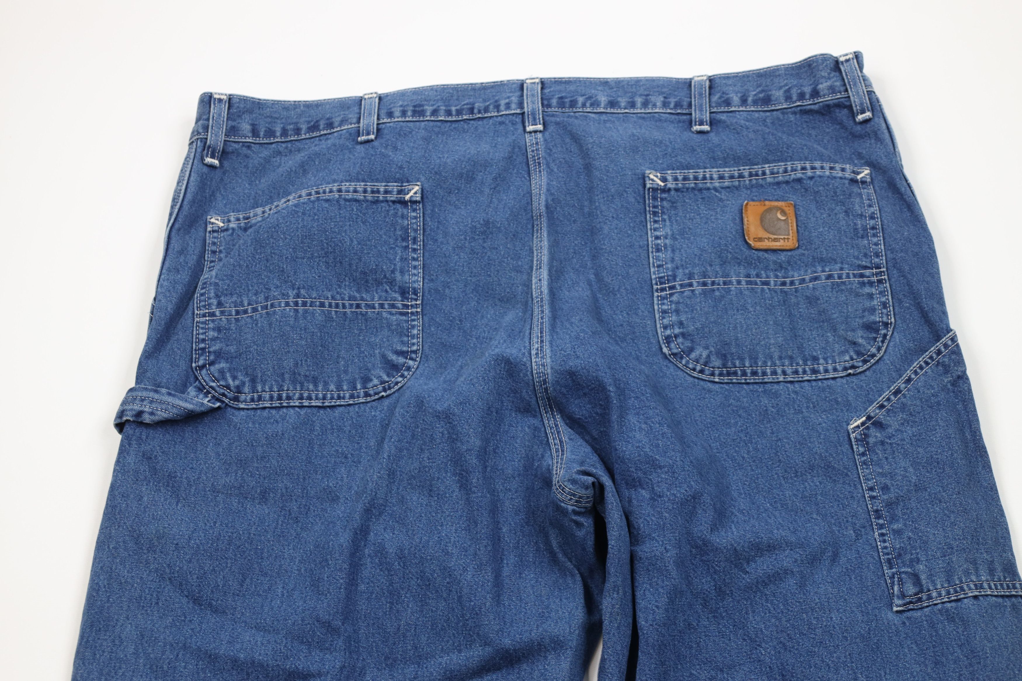 Dickies Vintage 90s Dickies Spell Wide Leg Dungaree Jeans Blue USA Size US 44 / EU 60 - 10 Thumbnail