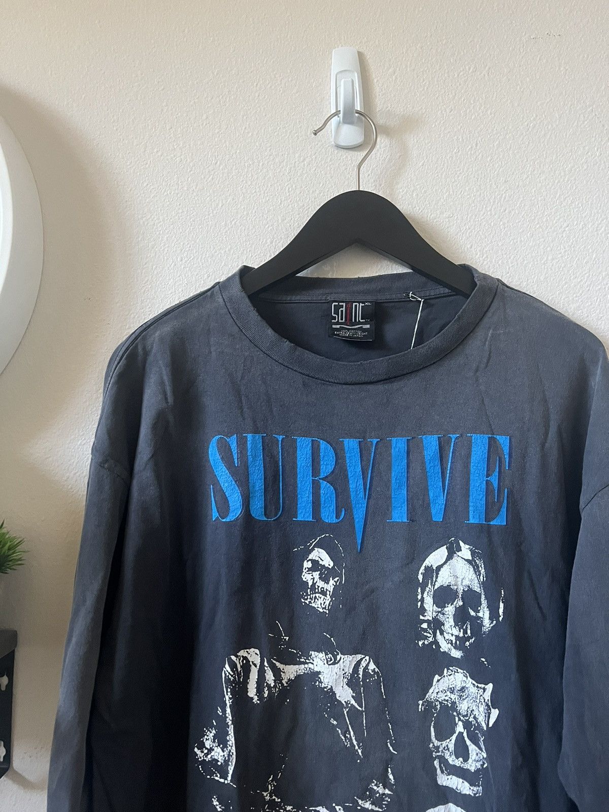Saint Michael Saint Michael Survive Long Sleeve T-Shirt Size US XL / EU 56 / 4 - 3 Thumbnail