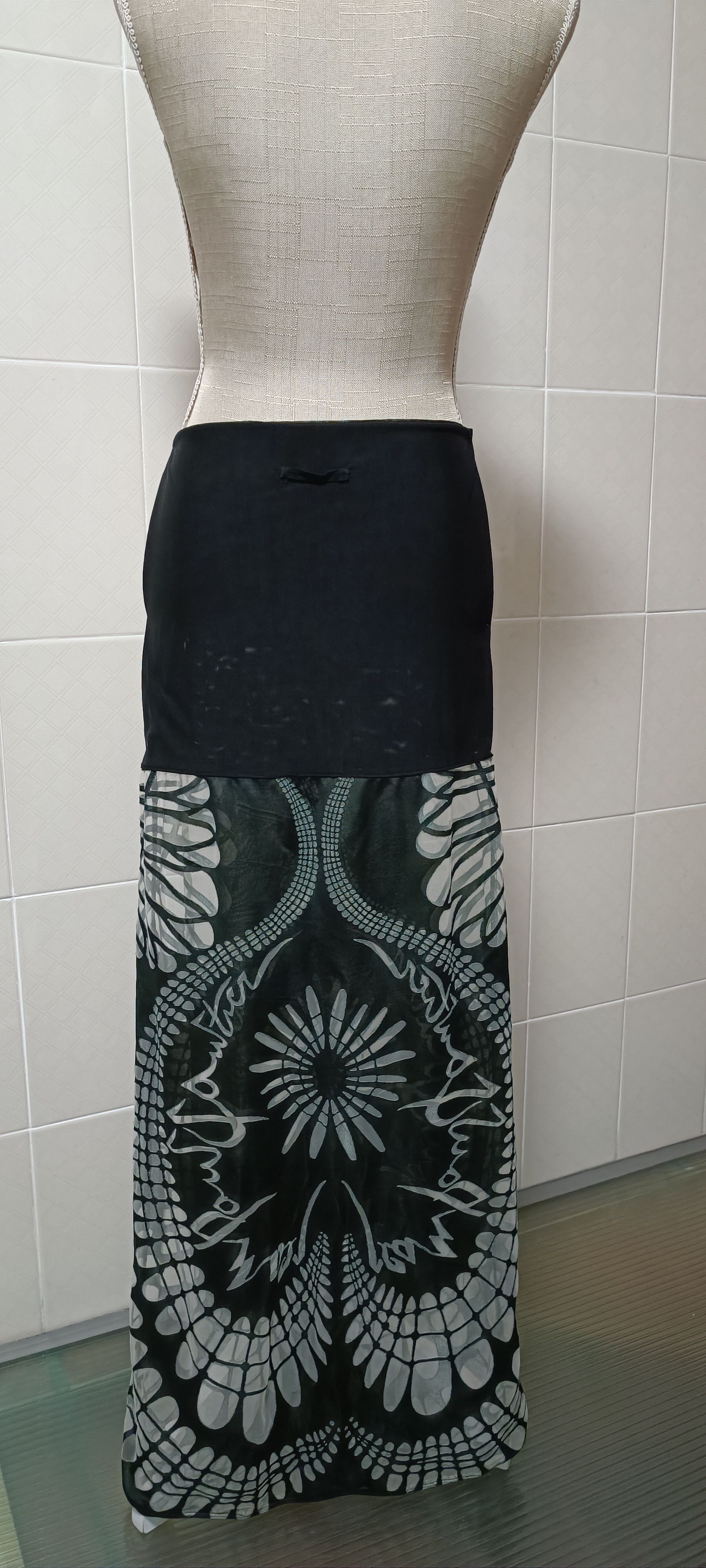 Jean Paul Gaultier Maxi skirt - Gothic style Size 27" / US 4 / IT 40 - 3 Thumbnail