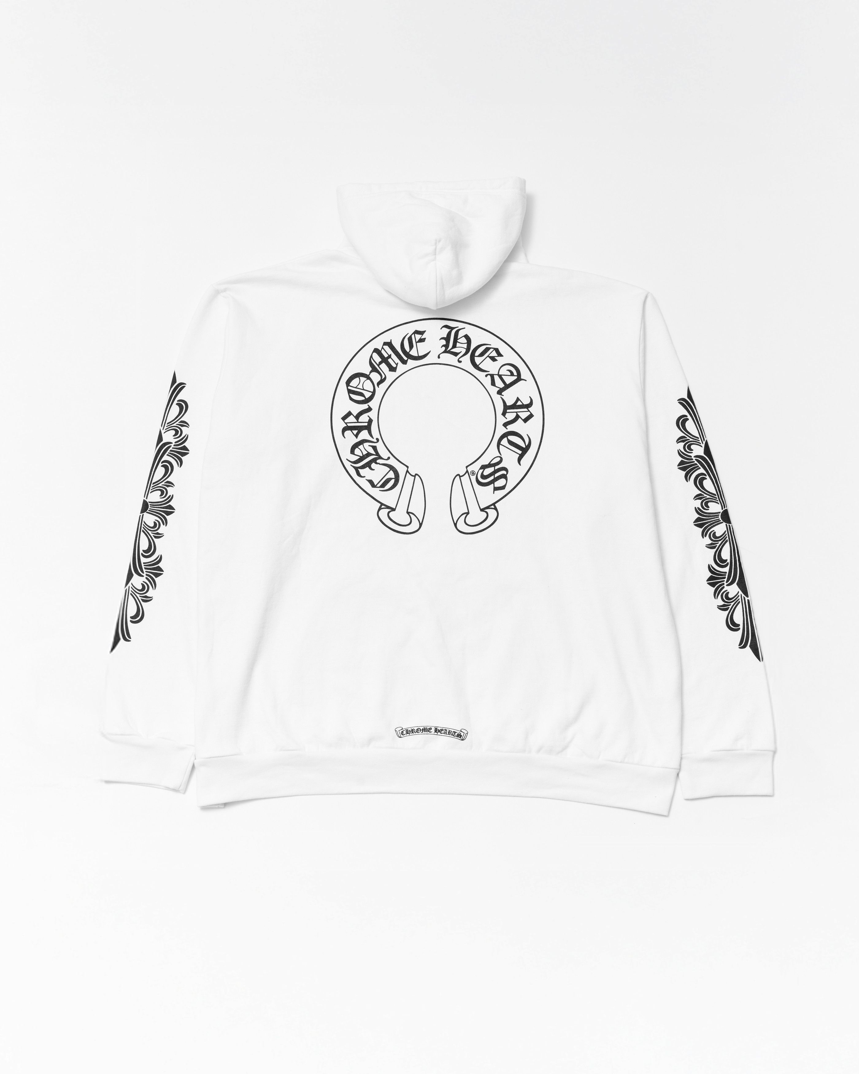 Chrome Hearts CHROME HEARTS Horsehoe Logo Hoodie Black Print Size US XXL / EU 58 / 5 - 1 Thumbnail