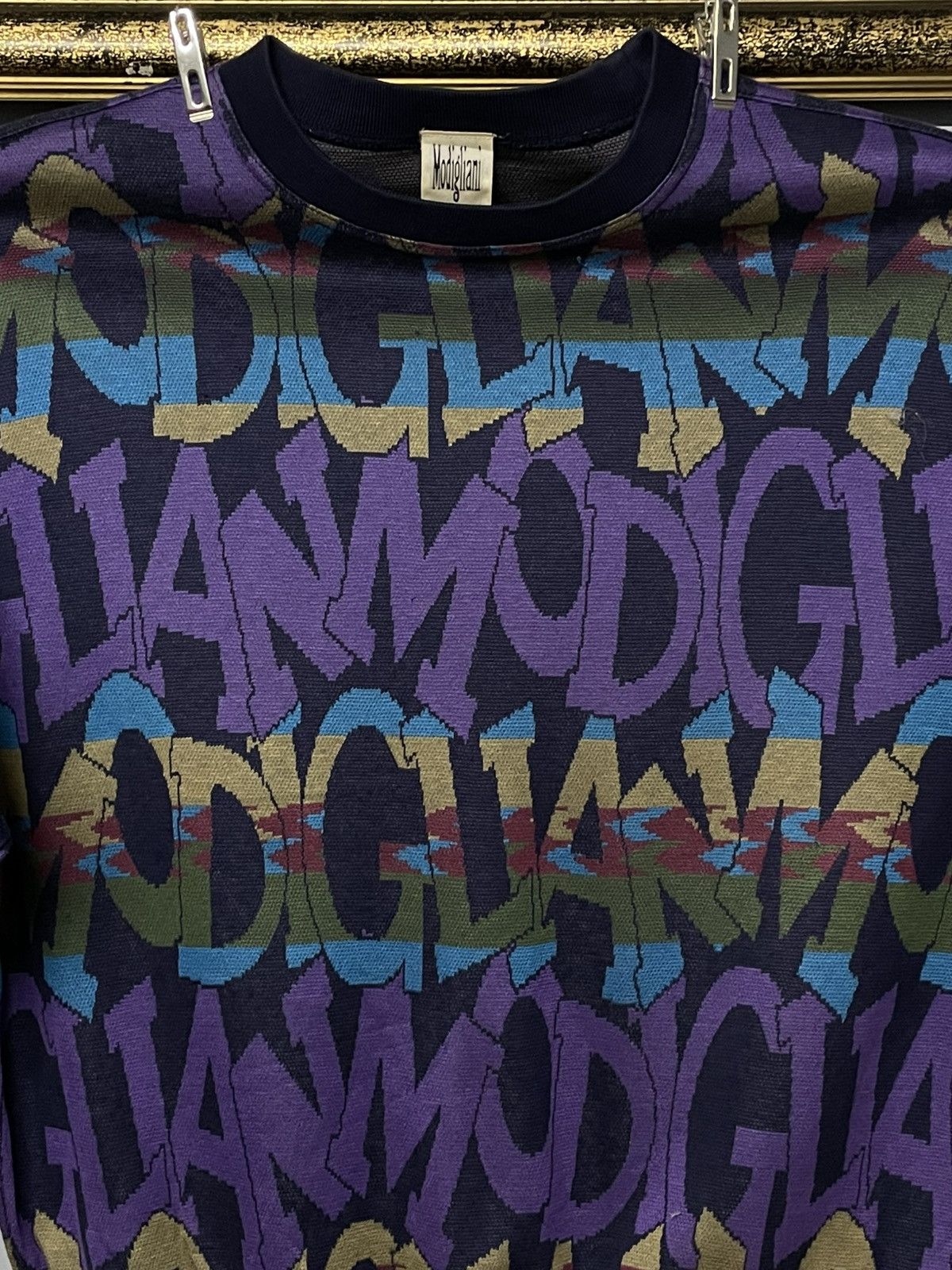 Designer Vintage 90s Italian Designer Modigliani Fullprint Rap Style Size US M / EU 48-50 / 2 - 3 Thumbnail