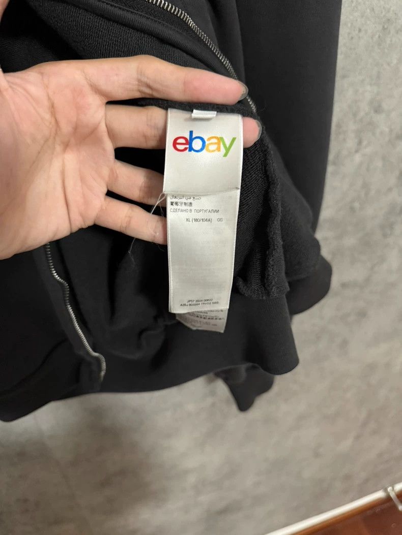 Balenciaga Balenciaga Eaby Branded Black Zip-Up Hoodie Size US XL / EU 56 / 4 - 5 Thumbnail
