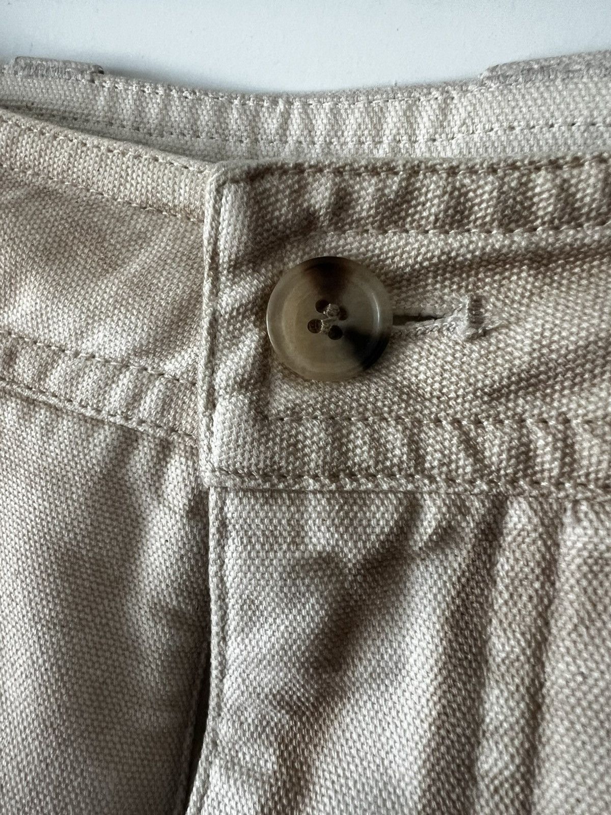 Acne Studios Acne Studios: Beige High-Waisted Cargo Pant Size US 32 / EU 48 - 6 Thumbnail