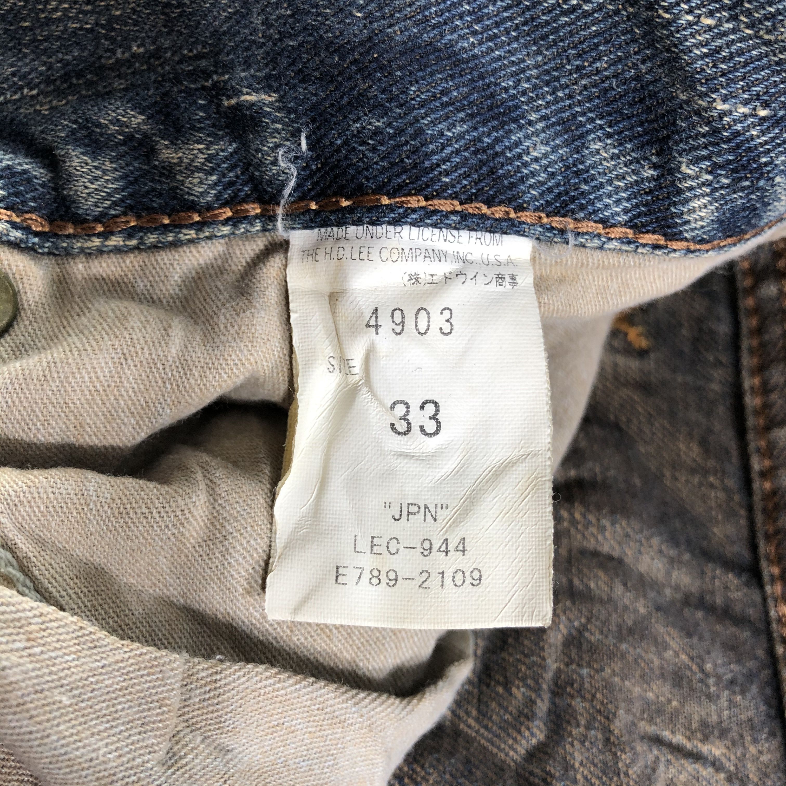 Lee Vintage Lee Jeans-J3940 Size US 34 / EU 50 - 10 Thumbnail