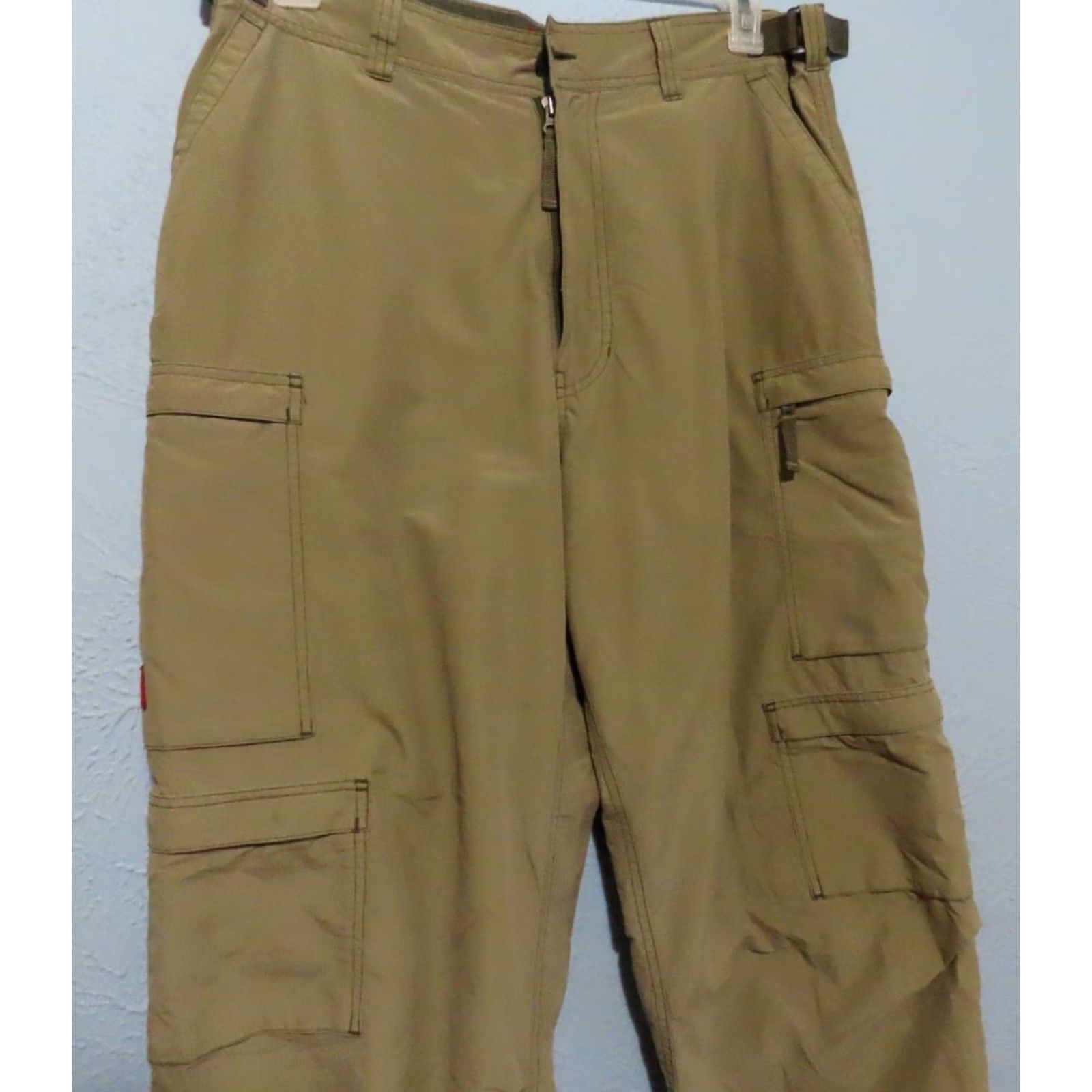 Abercrombie & Fitch Abercrombie & Fitch Pants Mens Large Brown Cargo Paratrooper T-2083 Y2K 90s Outdoor Casual Cargo Pants Mens Size US 33 - 7 Thumbnail