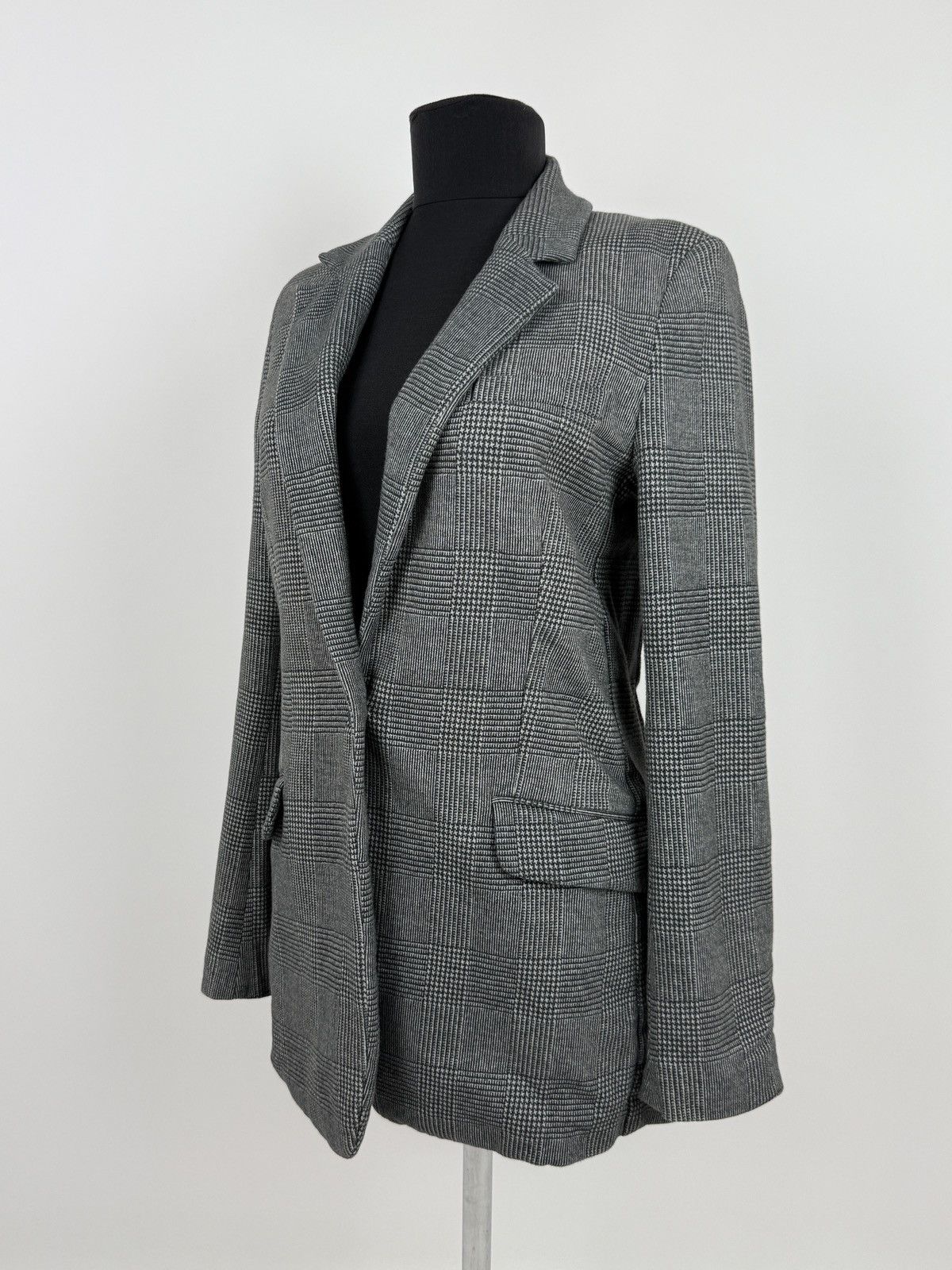 Rag & Bone Rag&Bone New York Gray Check Cotton Margot Blazer Jacket 4 Size S / US 4 / IT 40 - 1 Thumbnail