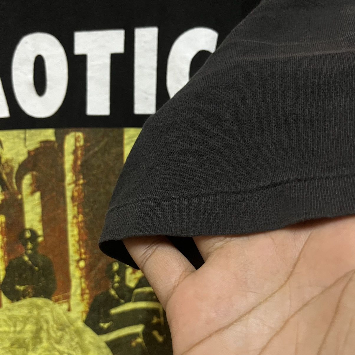 Band Tees Vintage 90s Sabotage Organized Barbarian S.O.B. T Shirt Size US M / EU 48-50 / 2 - 7 Thumbnail