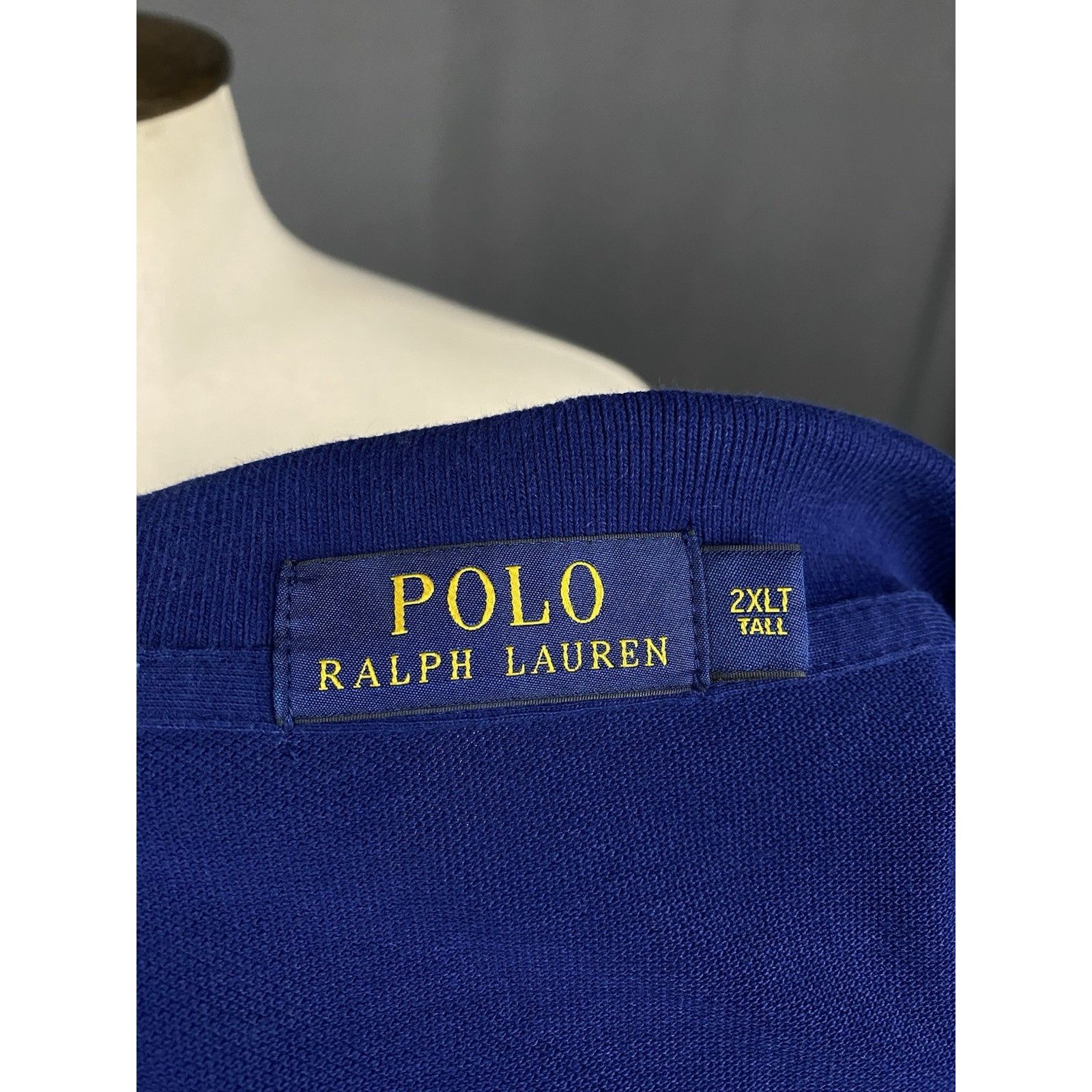 Polo Ralph Lauren Polo Ralph Lauren Big Logo Men's Dark Blue Polo T-Shirt Size Size US XXL / EU 58 / 5 - 11 Thumbnail
