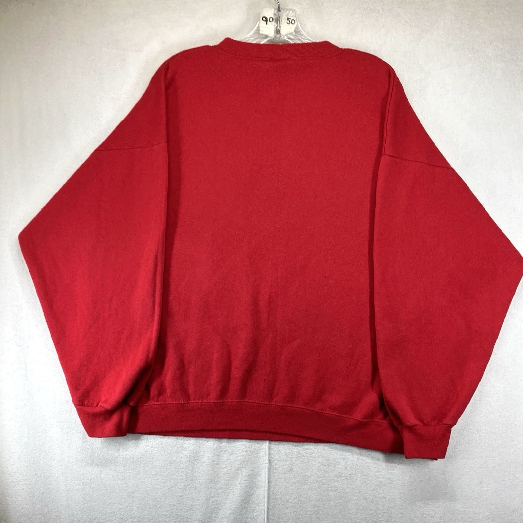 Mickey Unlimited VINTAGE Mickey Unlimited Sweatshirt XL Men's Red Graphic Print 90s Mickey Mouse & Pluto Boxy Classic Fit USA Size US XL / EU 56 / 4 - 2 Thumbnail