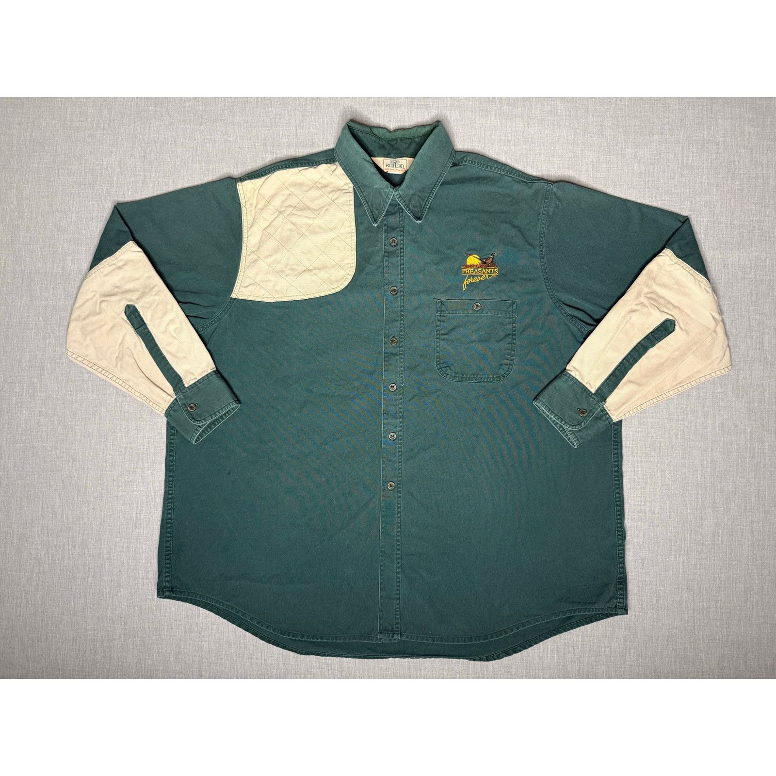 Redhead × Vintage Vintage 80s Pheasants Forever Button Up Hunting Shirt 2XL Size US XXL / EU 58 / 5 - 1 Thumbnail