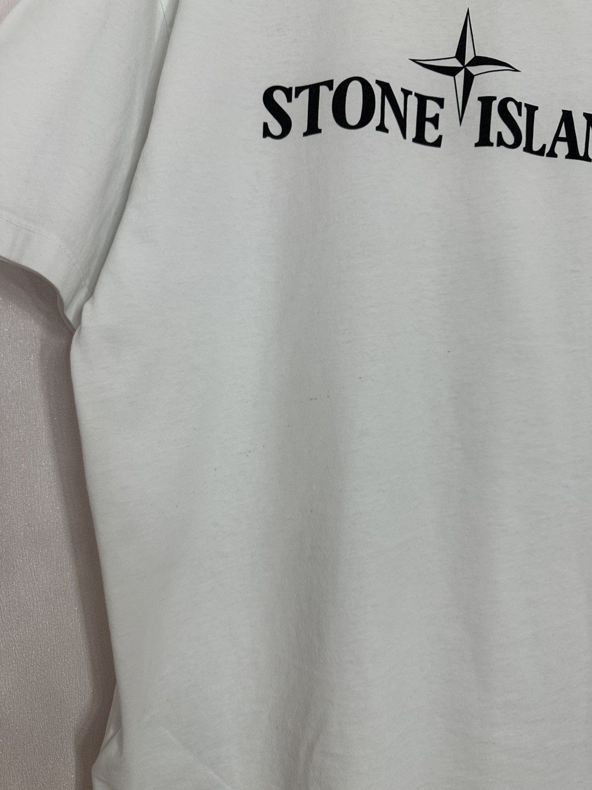 Stone Island Stone Island Slim Fit Brand Logo T-shirt White Size US L / EU 52-54 / 3 - 10 Thumbnail