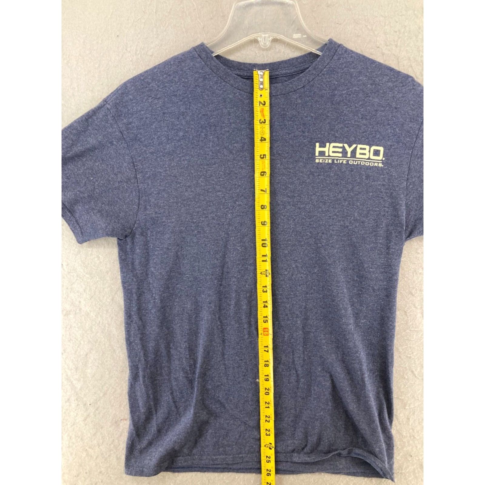 Logo 7 HeyBo Mens TShirt Blue Outdoor Logo Medium Size US M / EU 48-50 / 2 - 3 Thumbnail