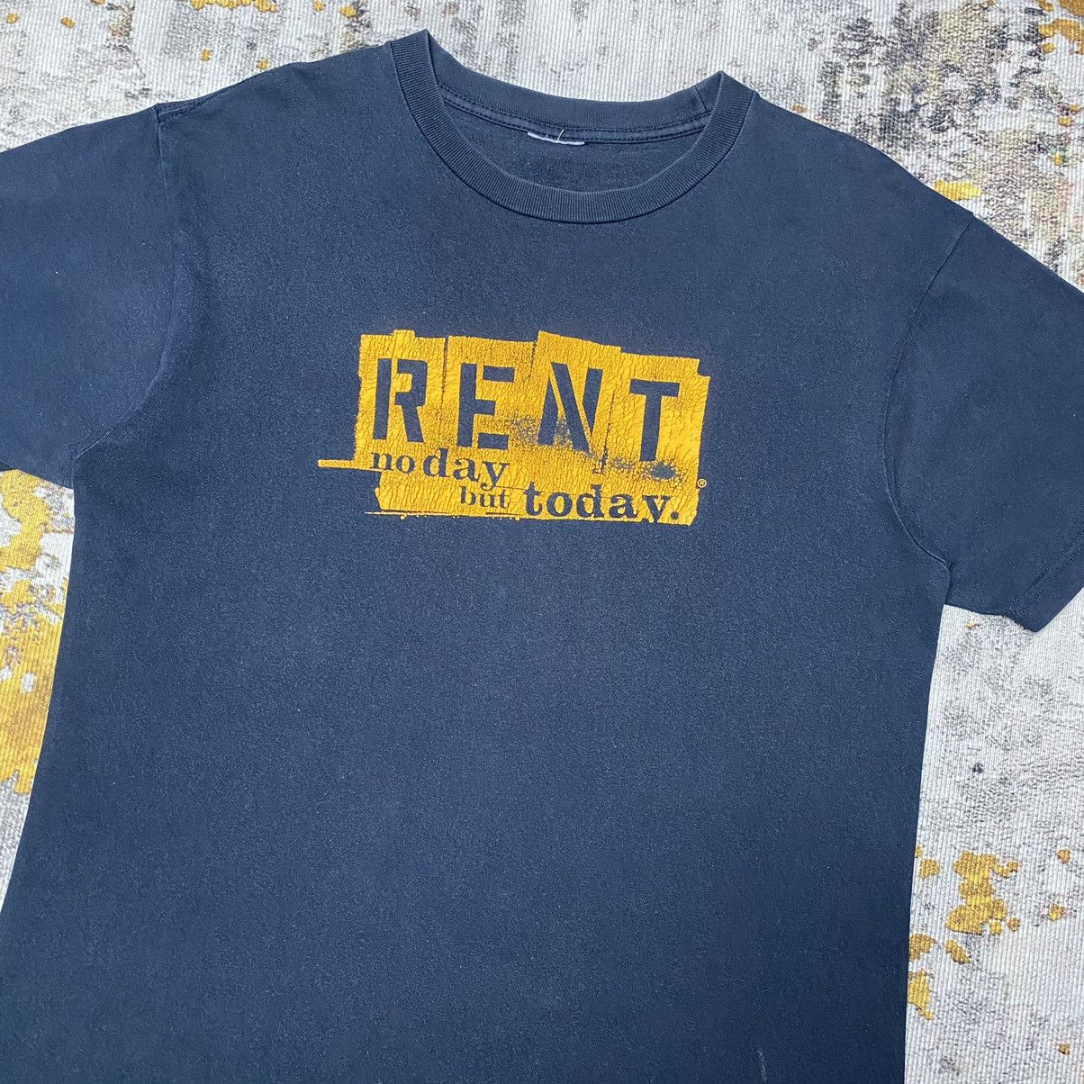 Vintage 💥Distressed💥Vintage Rent No Day But Today Musical Drama Tee Size US M / EU 48-50 / 2 - 3 Thumbnail