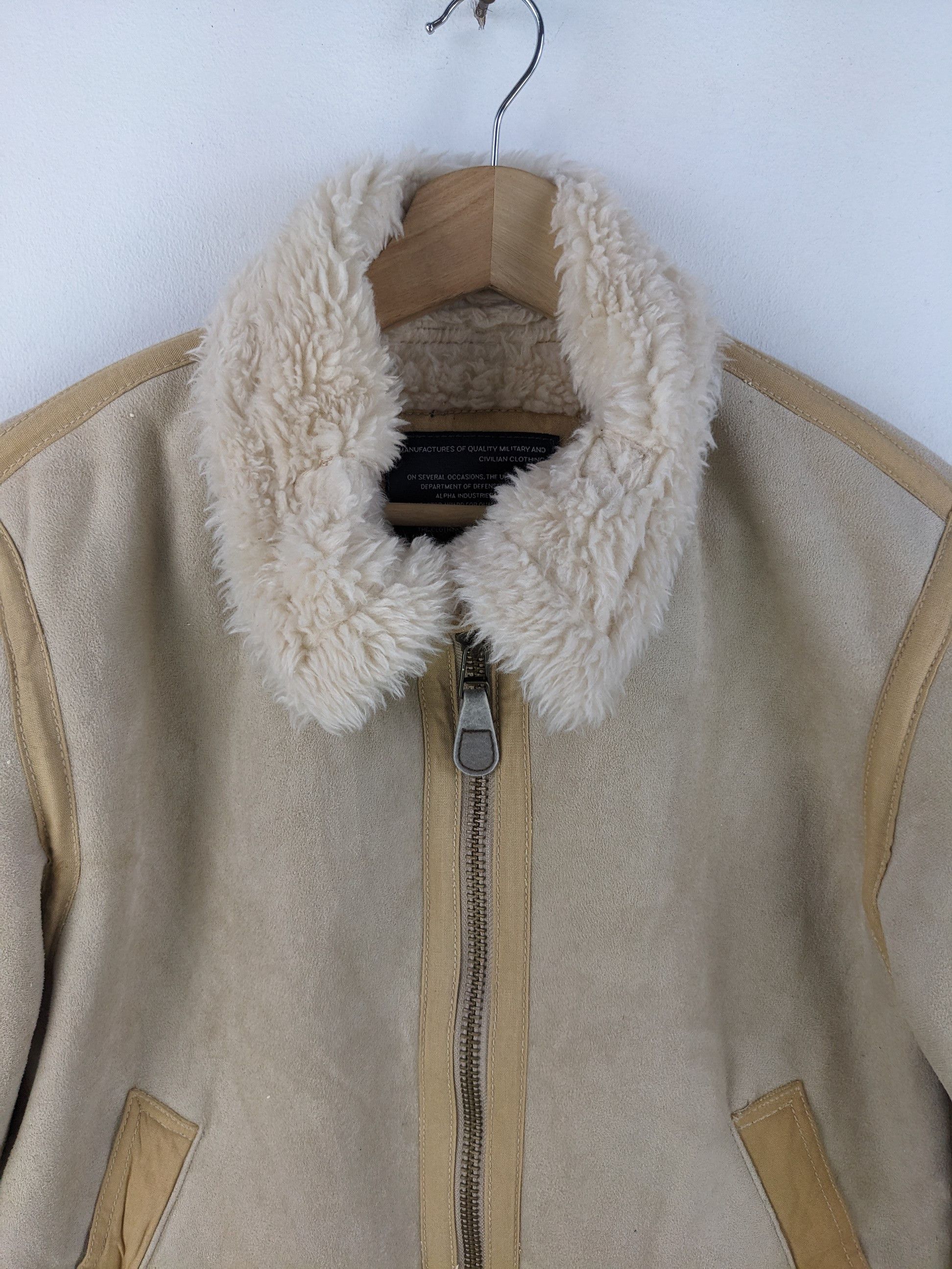 Alpha Industries Vintage Alpha Industries B 3 Jacket Synthetic Leather Size US S / EU 44-46 / 1 - 9 Thumbnail