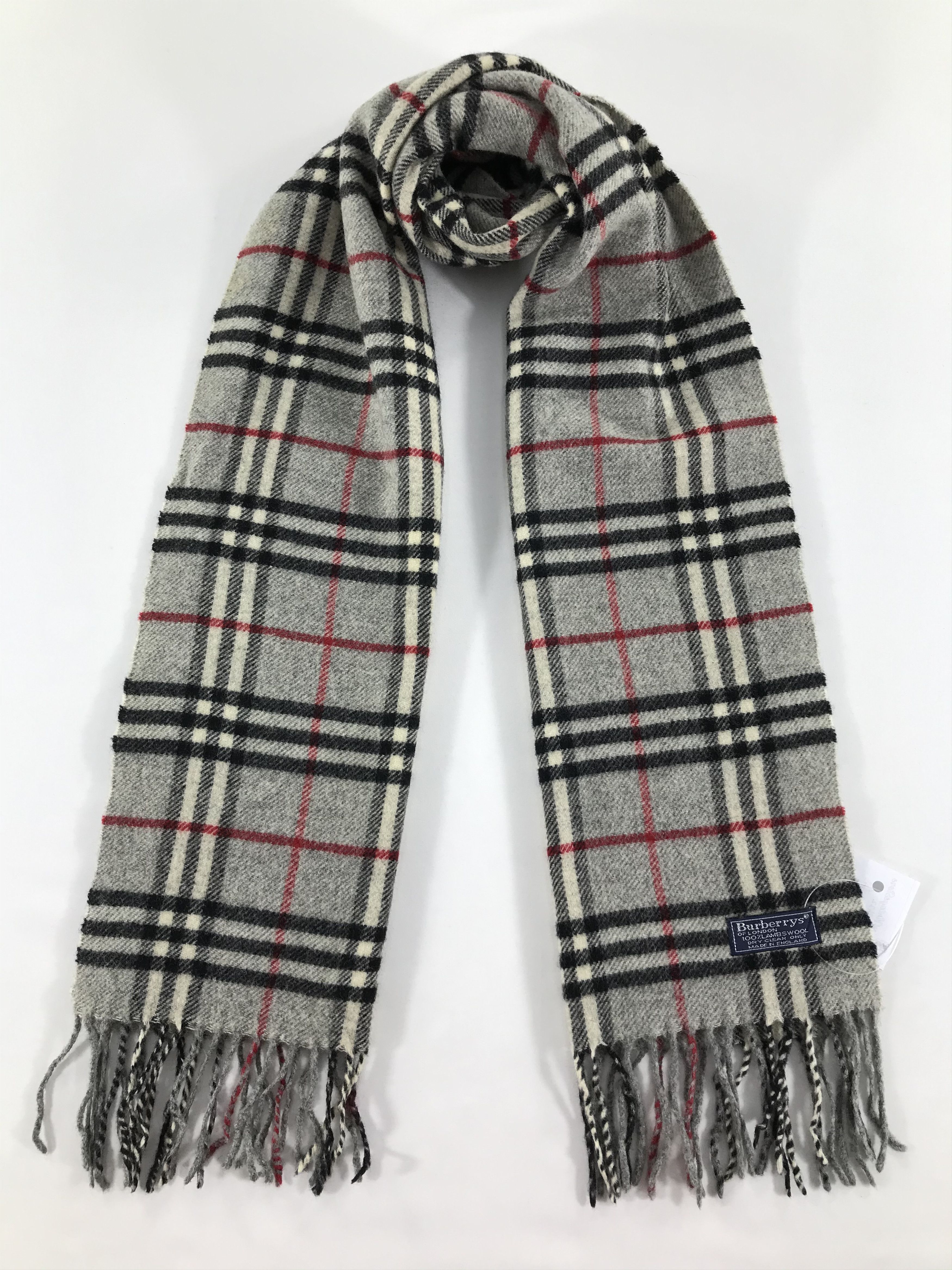 Burberry Vintage Burberry Scarf/Muffler/Neckwear MF1422 Size ONE SIZE - 1 Thumbnail