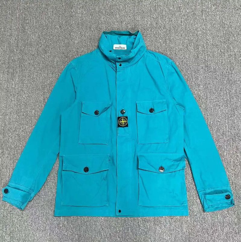 Stone Island Stone Island Men's Long Sleeve Jacket in Green 0089 Size US L / EU 52-54 / 3 - 1 Thumbnail