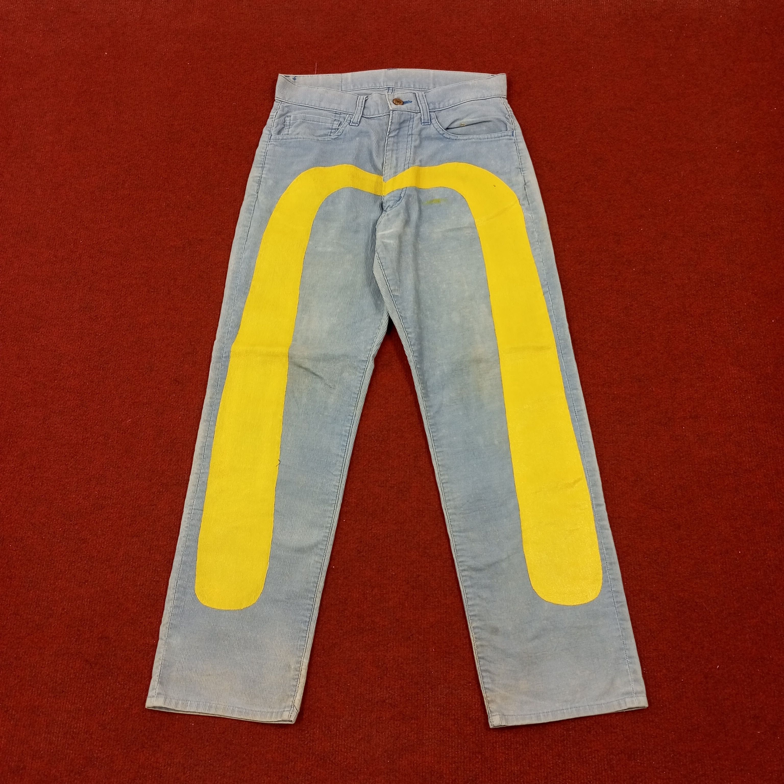 Japanese Brand × Vintage Evisu Japanese Brand Streetwear Custom Daicock Pants Size US 28 / EU 44 - 1 Thumbnail