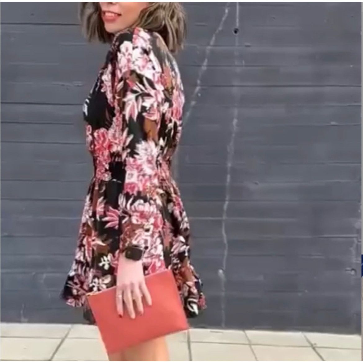 Zara ZARA PRINTED MINI DRESS MULTICOLORED Size L / US 10 / IT 46 - 4 Thumbnail
