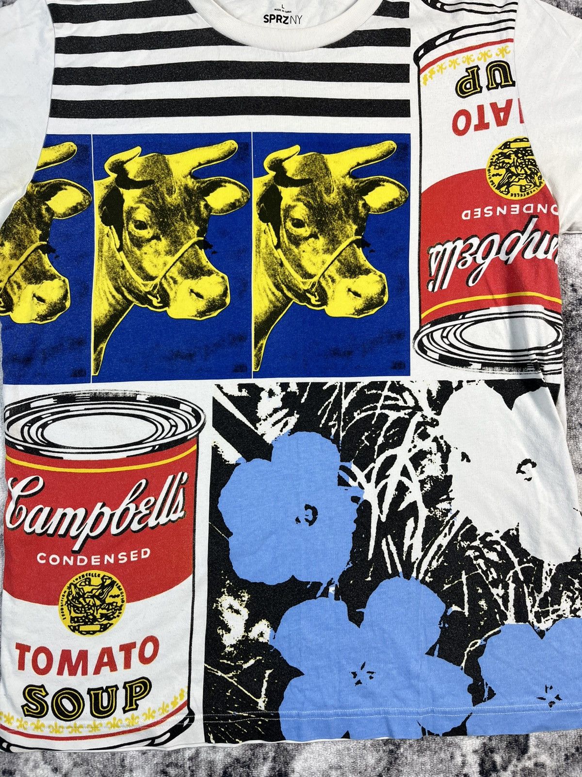 Uniqlo Uniqlo Andy Warhol Campbell Soup Pop Art Graphic Tee Size US L / EU 52-54 / 3 - 4 Thumbnail
