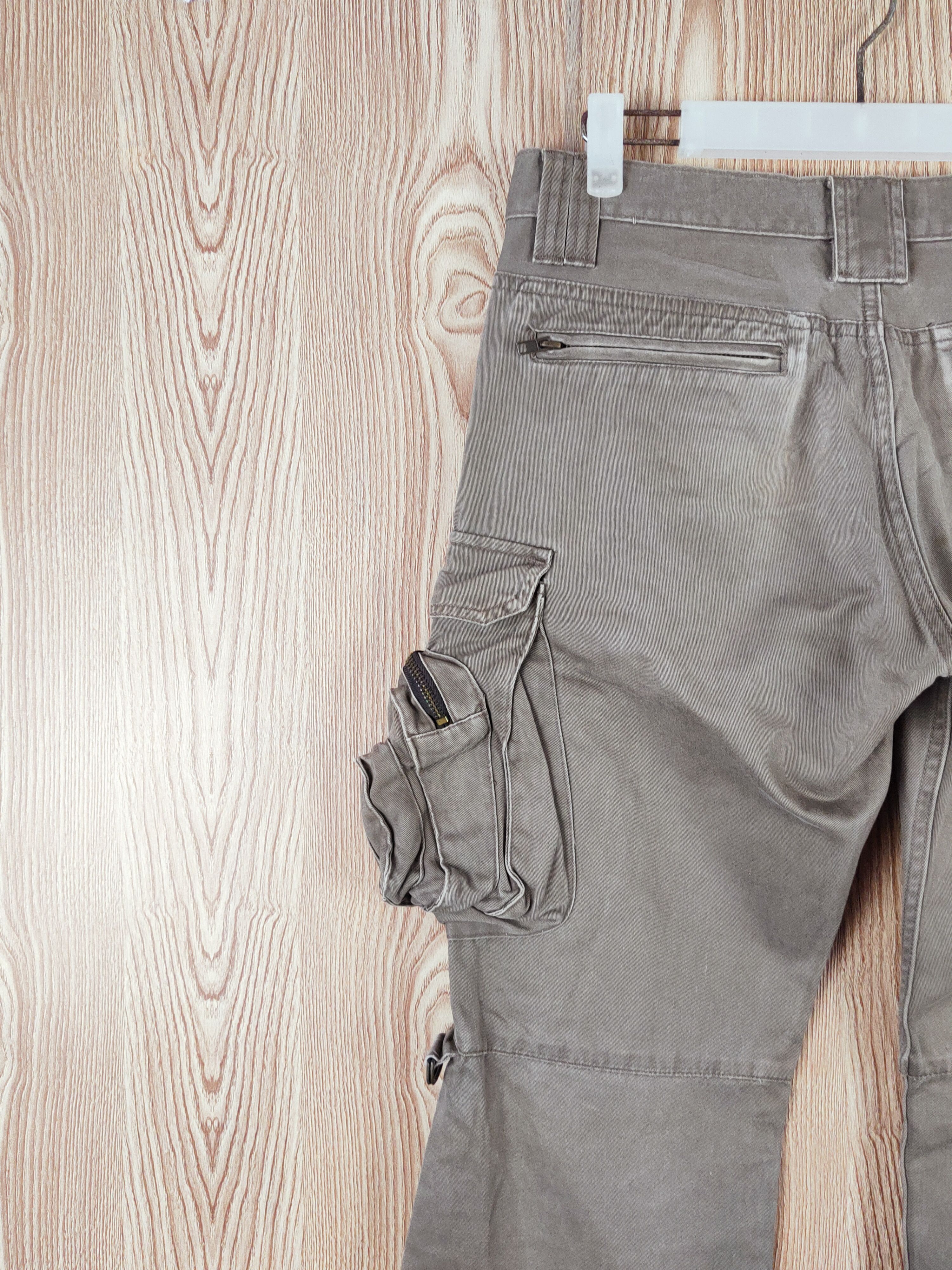 Japanese Brand DL Root Three Brown seditionaries Tactical Cargo Pants #W861 Size US 31 - 9 Thumbnail