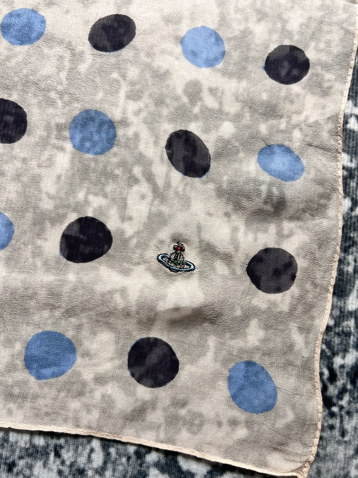 Vivienne Westwood Vivienne Westwood Brush Polkadot Silk Scarve Size ONE SIZE - 4 Thumbnail