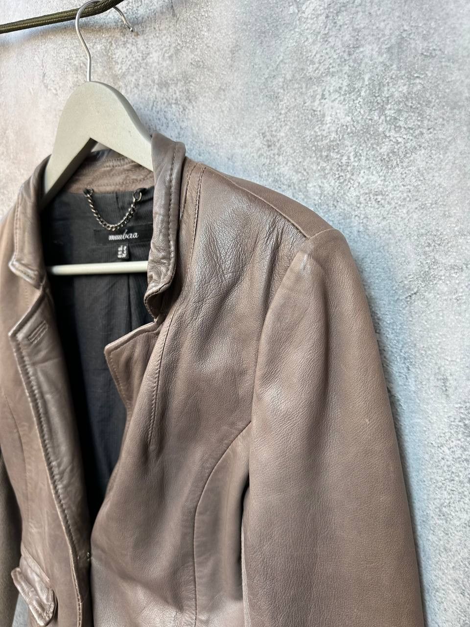 Leather × Muubaa × Vintage Muubaa Futura Leather Jacket in Steel Grey Avant-Garde Size M / US 6-8 / IT 42-44 - 6 Thumbnail