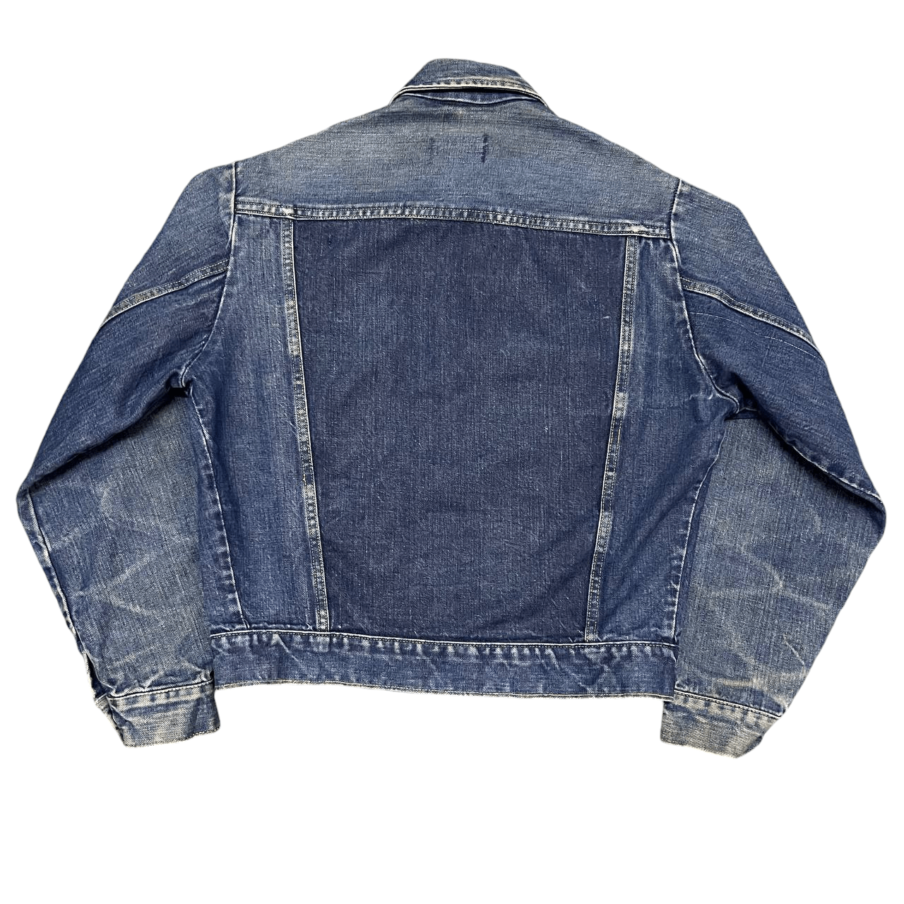 Vintage Vintage 60's Big Yank Selvedge Denim Jacket Trucker Size US M / EU 48-50 / 2 - 10 Thumbnail