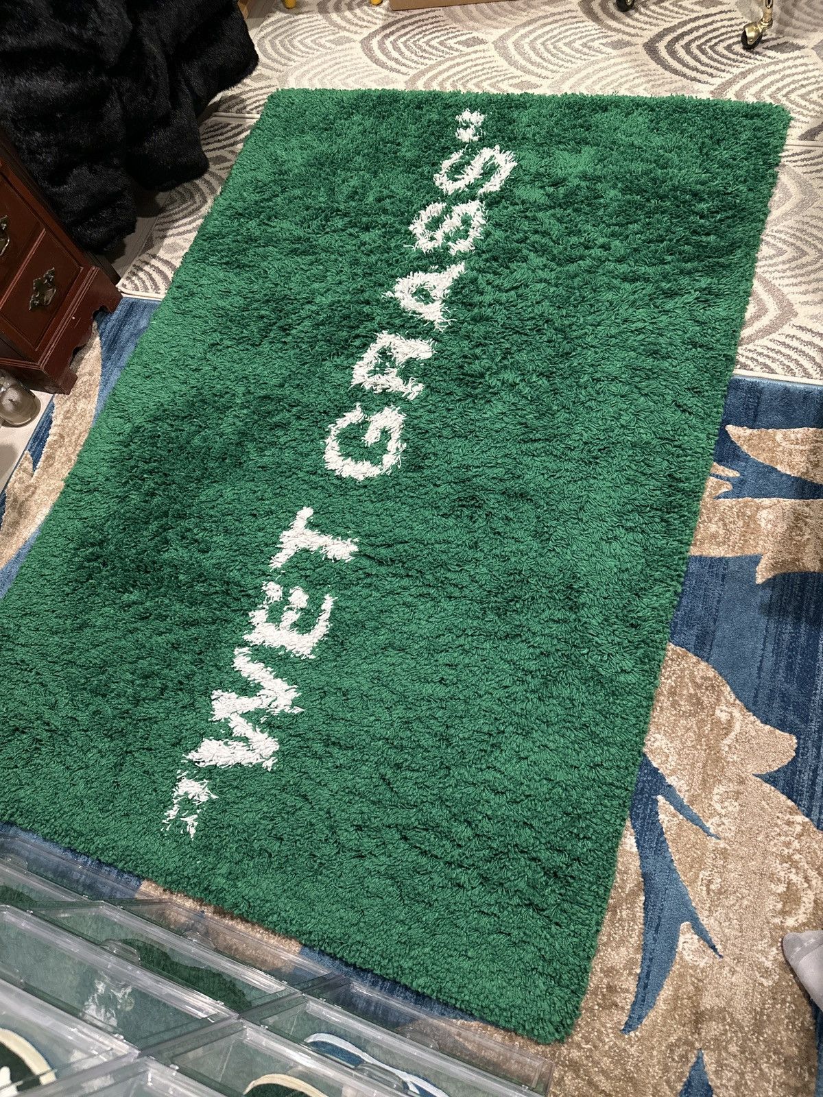 Ikea VIRGIL ABLOH x IKEA MARKERAD “WET GRASS” Rug 195 x 132 CM | Grailed