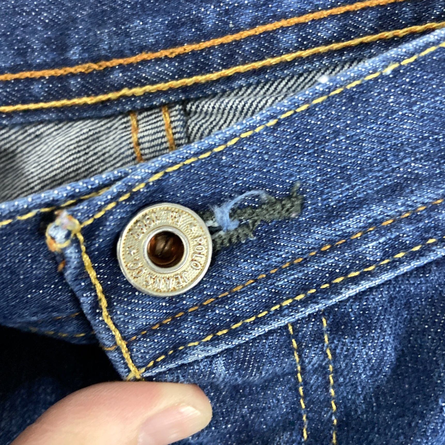 Polo Ralph Lauren Polo Ralph Lauren Kelly Jean Straight Stretch Blue Jeans Women’s 10 Regular Blue Size 32" / US 10 / IT 46 - 5 Thumbnail