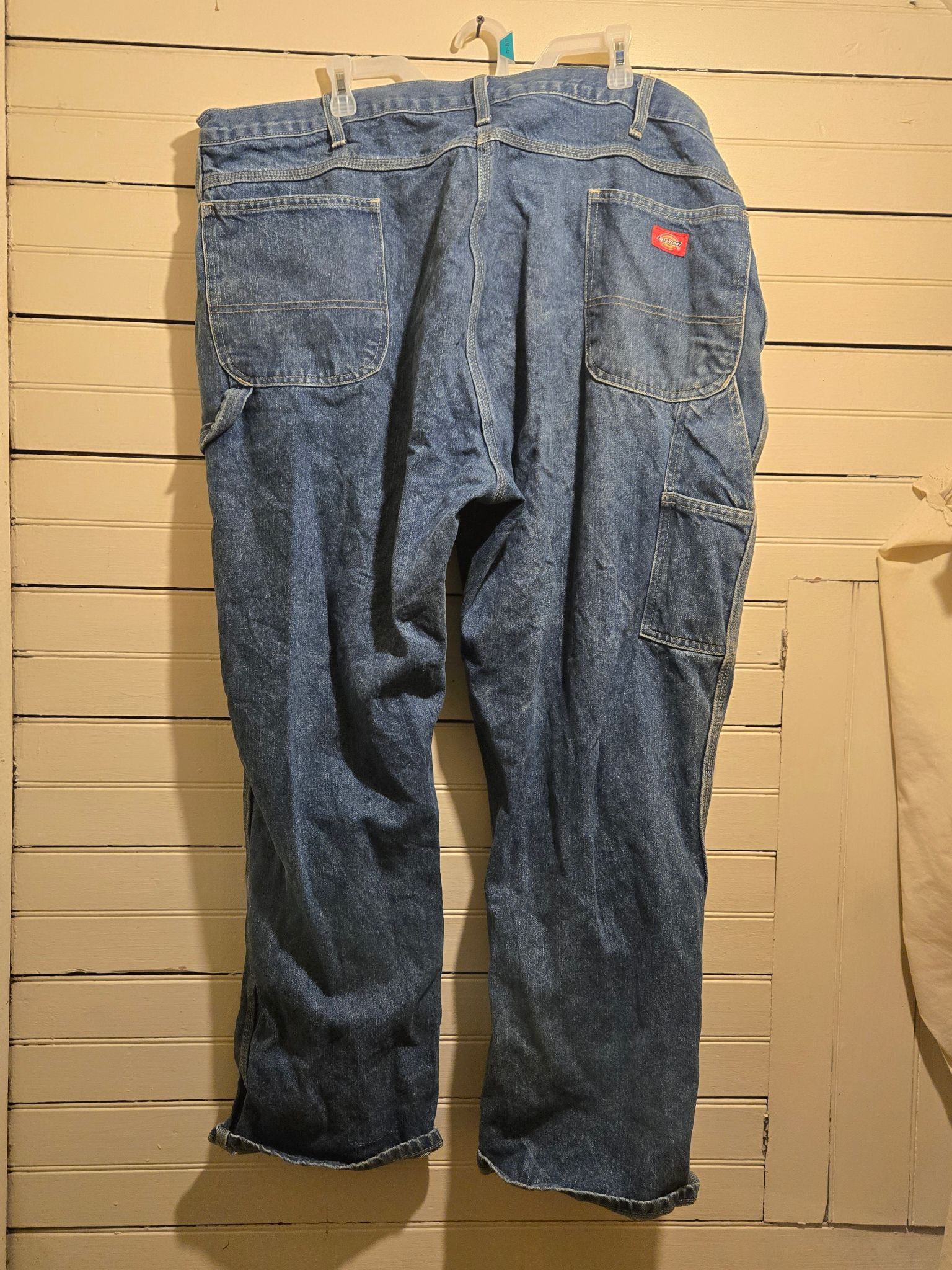 Dickies Dickies Jeans Mens 46 Carpenter Work Pants Blue Denim Heavy Size US 30 / EU 46 - 4 Thumbnail