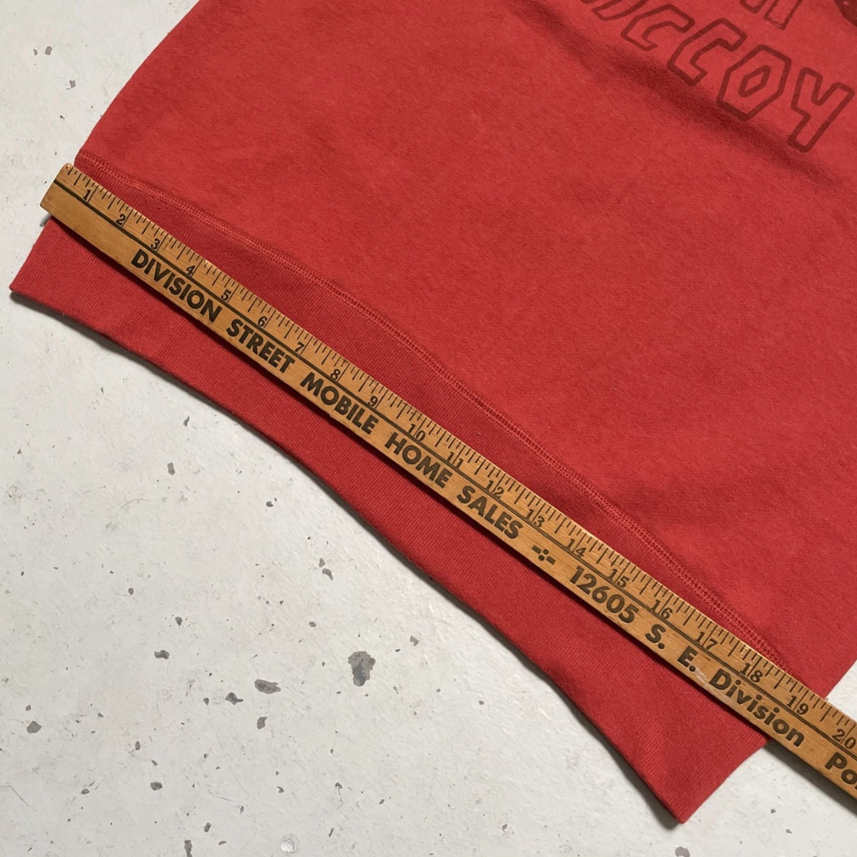 Vintage The Real McCoy's Sweatshirt College Style Cotton Military Pullover Unisex Adults XL Burnt Red Size US XL / EU 56 / 4 - 6 Thumbnail