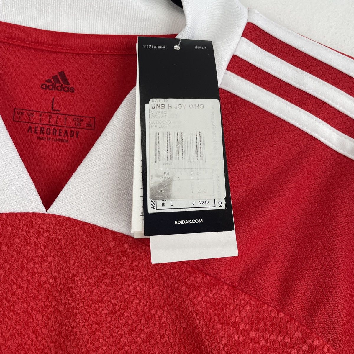 Adidas Union Berlin Home Adidas Men’s Jersey Shirt 2021/2022 size L Size US L / EU 52-54 / 3 - 5 Thumbnail