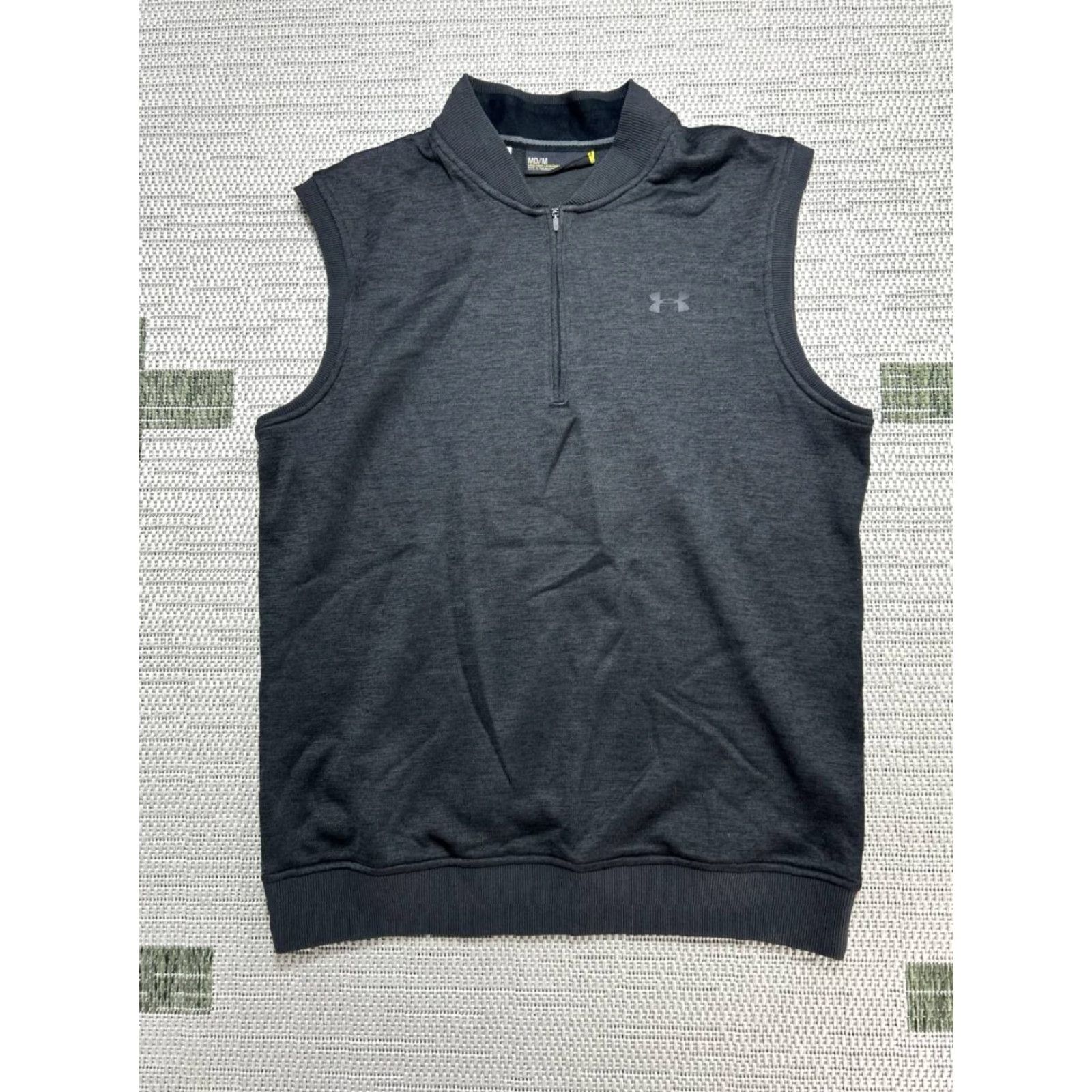 Under Armour Under Armour Storm Sweatshirt Mens M Black 1/4 Zip Fleece Sleeveless Zip Pullover Outdoor Sports Shirt Size US M / EU 48-50 / 2 - 2 Thumbnail