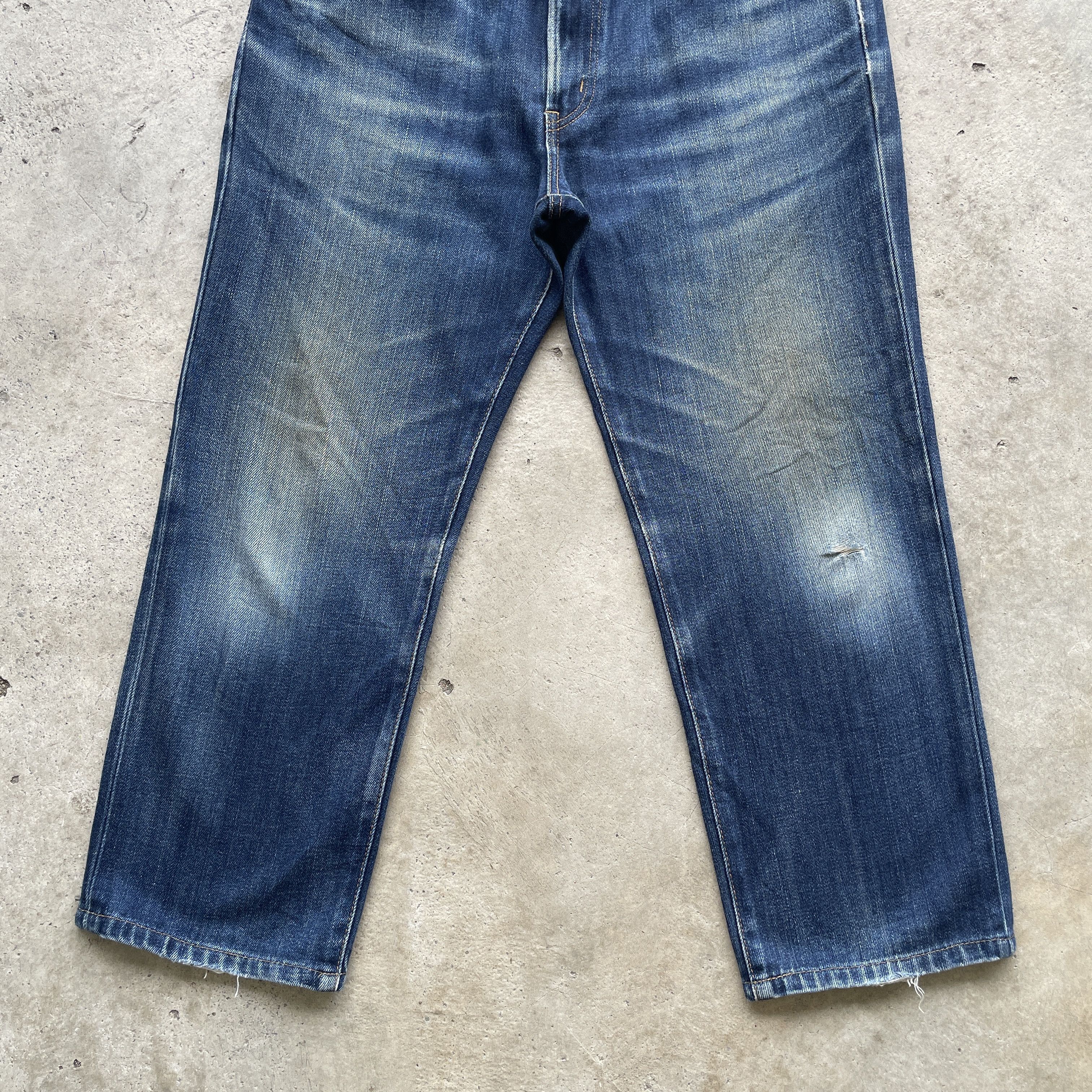 Edwin W34x25 Vintage Edwin 503 Jeans Faded Denim Pants Size US 34 / EU 50 - 4 Thumbnail