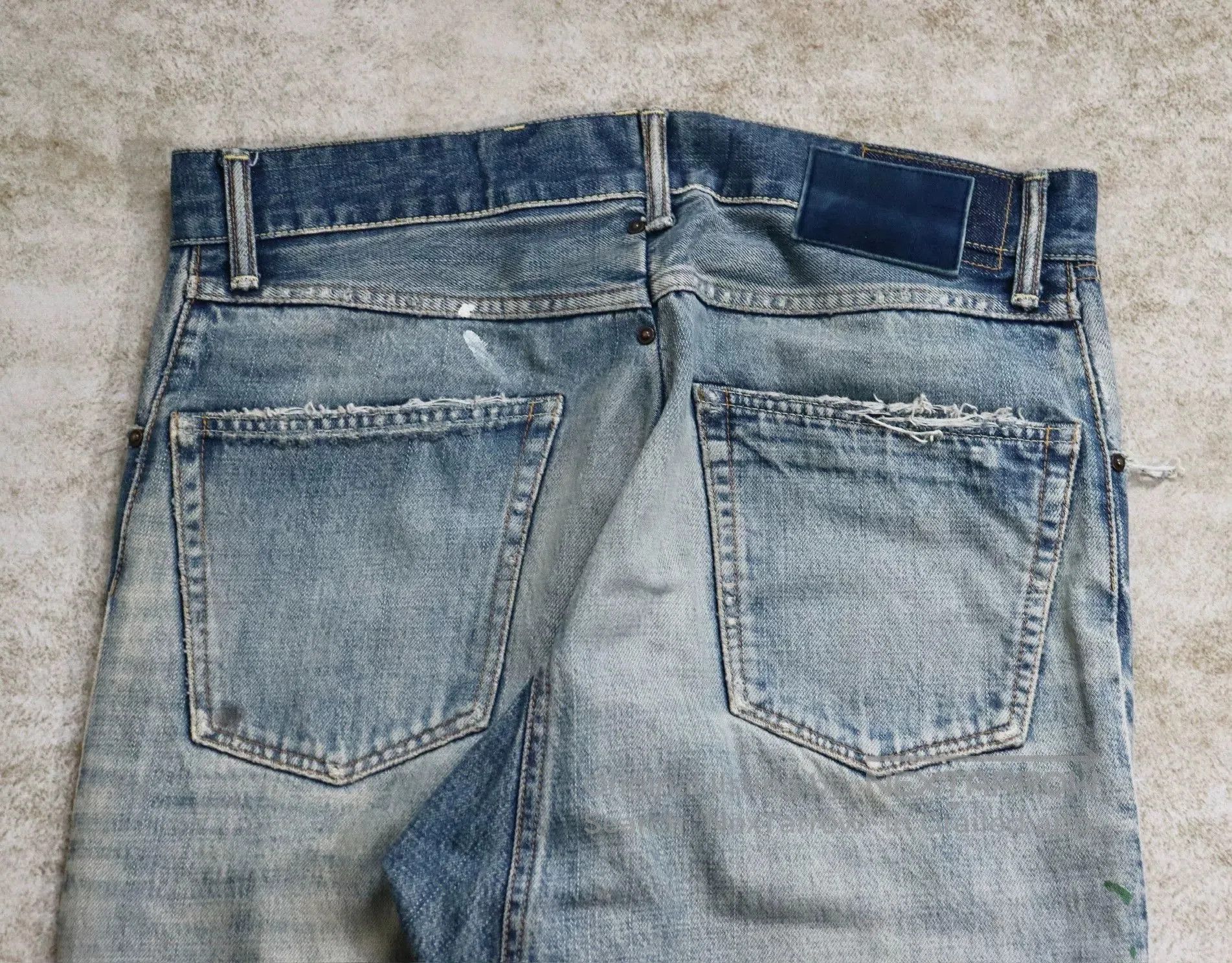 Visvim Visvim Hakama Pants Crash Denim 19SS. Size US 28 / EU 44 - 6 Thumbnail