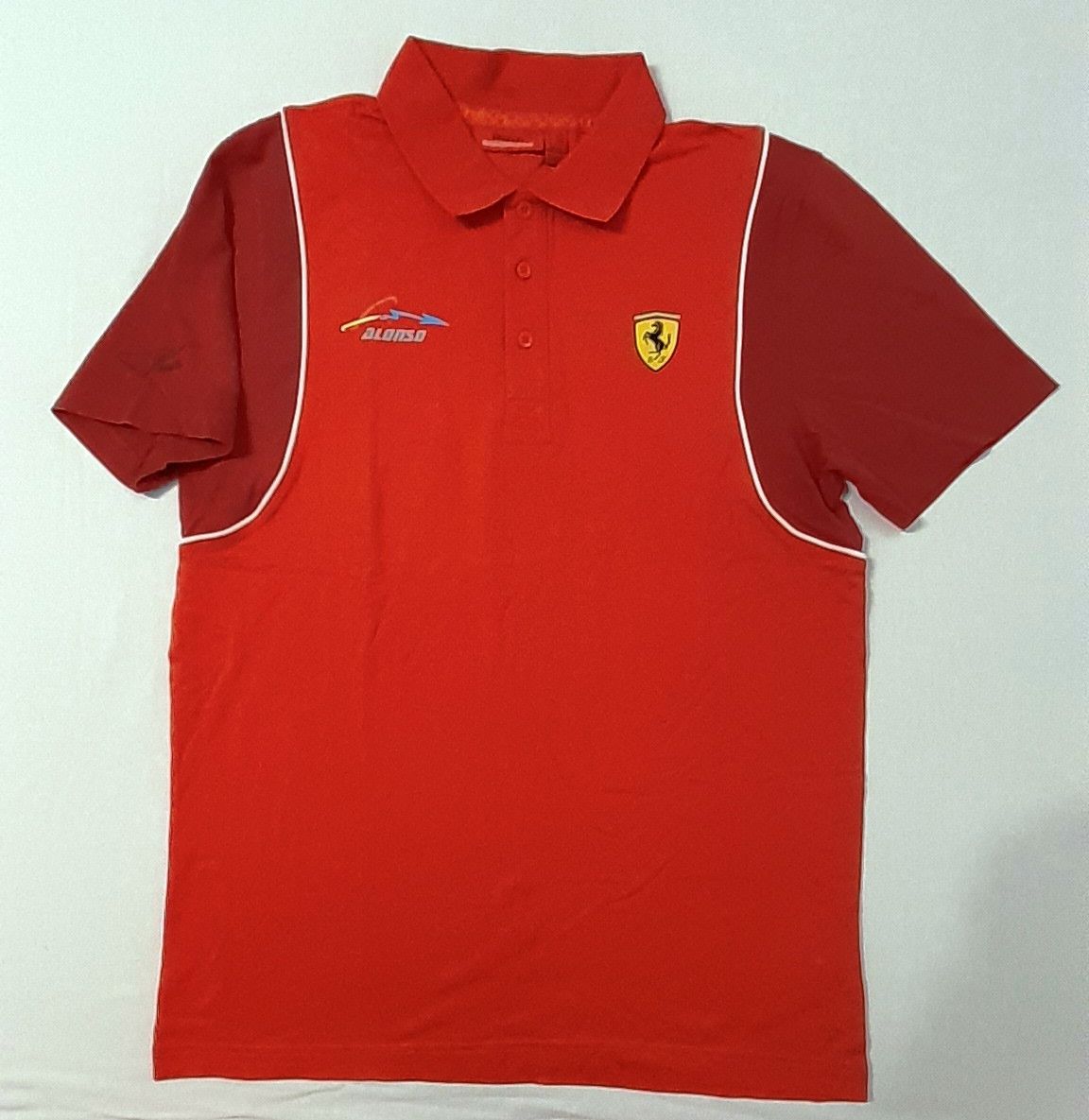 Ferrari × Formula 1 × Puma polo shirt Fernando Alonso Ferrari Puma Santander F1 formula Size US M / EU 48-50 / 2 - 1 Thumbnail