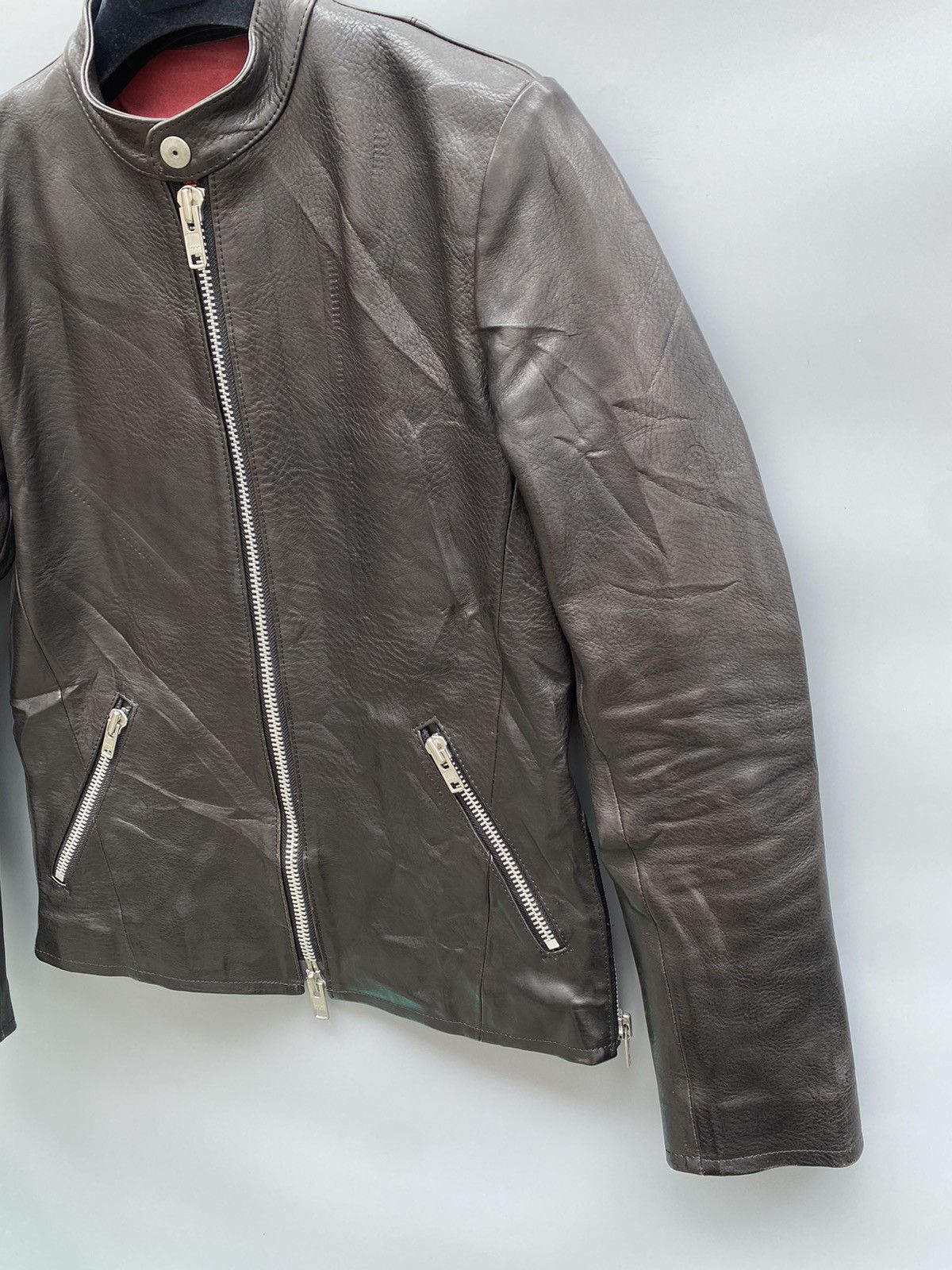 Isamu Katayama Backlash Isamu Katayama Backlash Cafe Racer Leather Jacket Size US S / EU 44-46 / 1 - 5 Thumbnail
